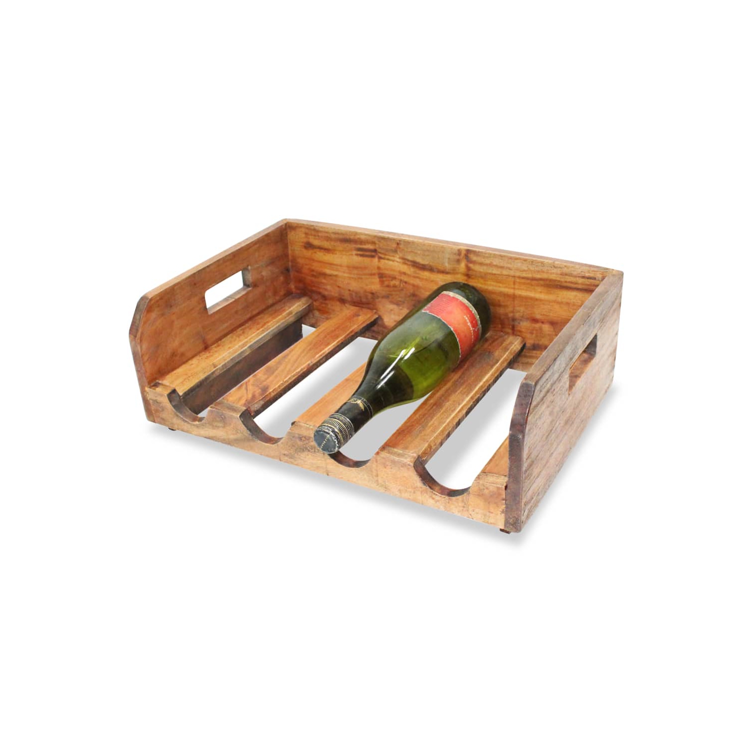 vidaXL Wine Racks 4 pcs for 16 Bottles Solid Reclaimed Wood