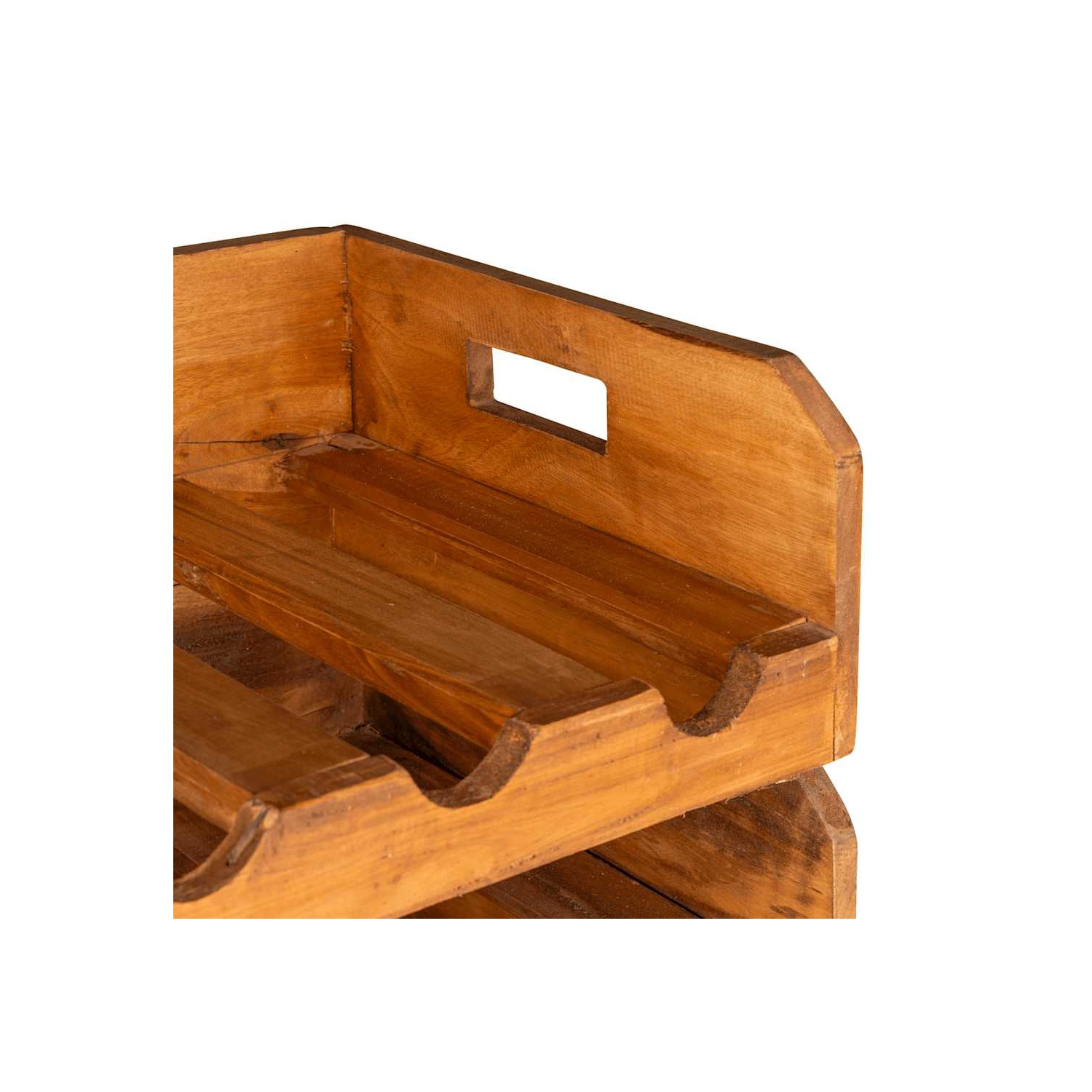 vidaXL Wine Racks 4 pcs for 16 Bottles Solid Reclaimed Wood