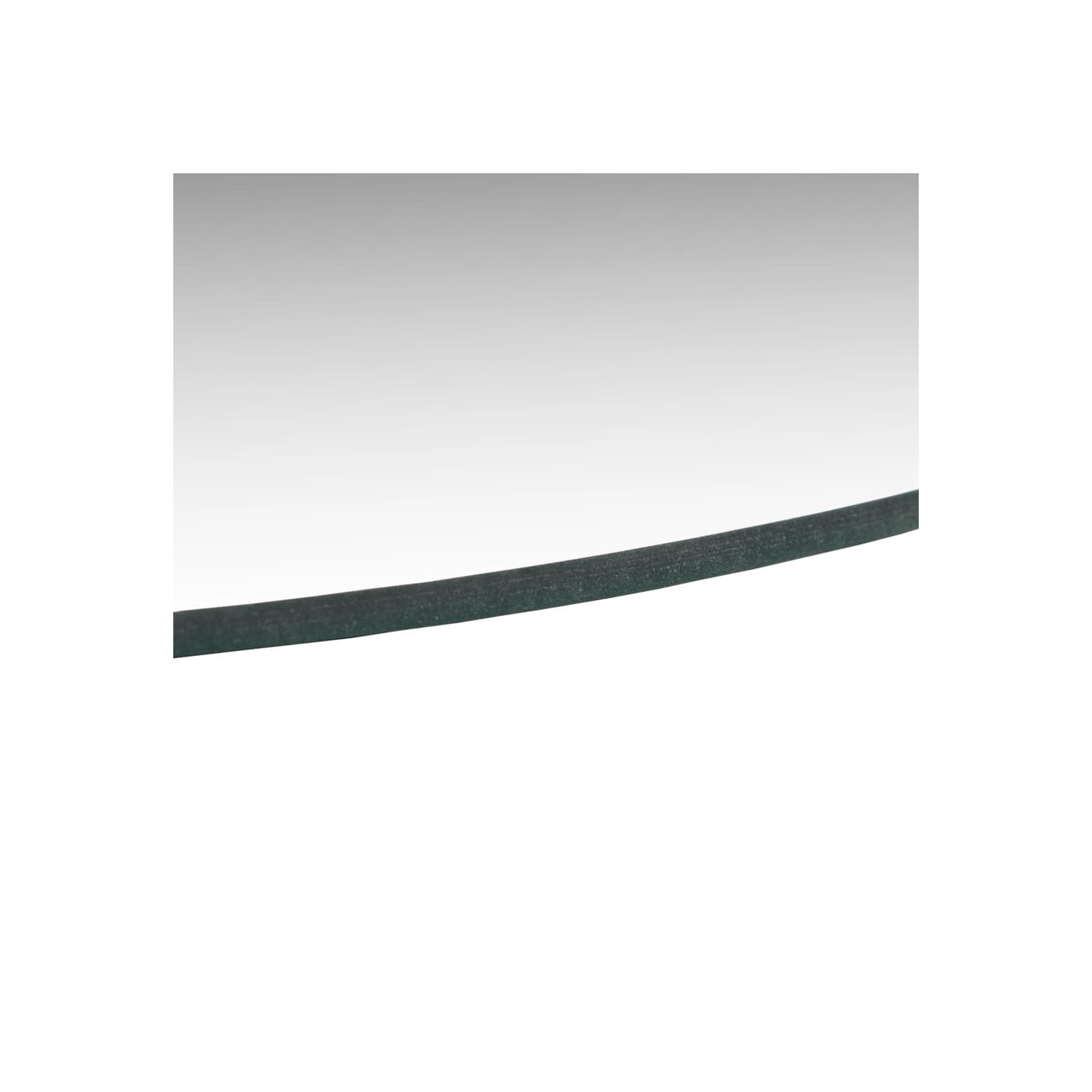 vidaXL Frameless Mirror Round 11.8" Glass