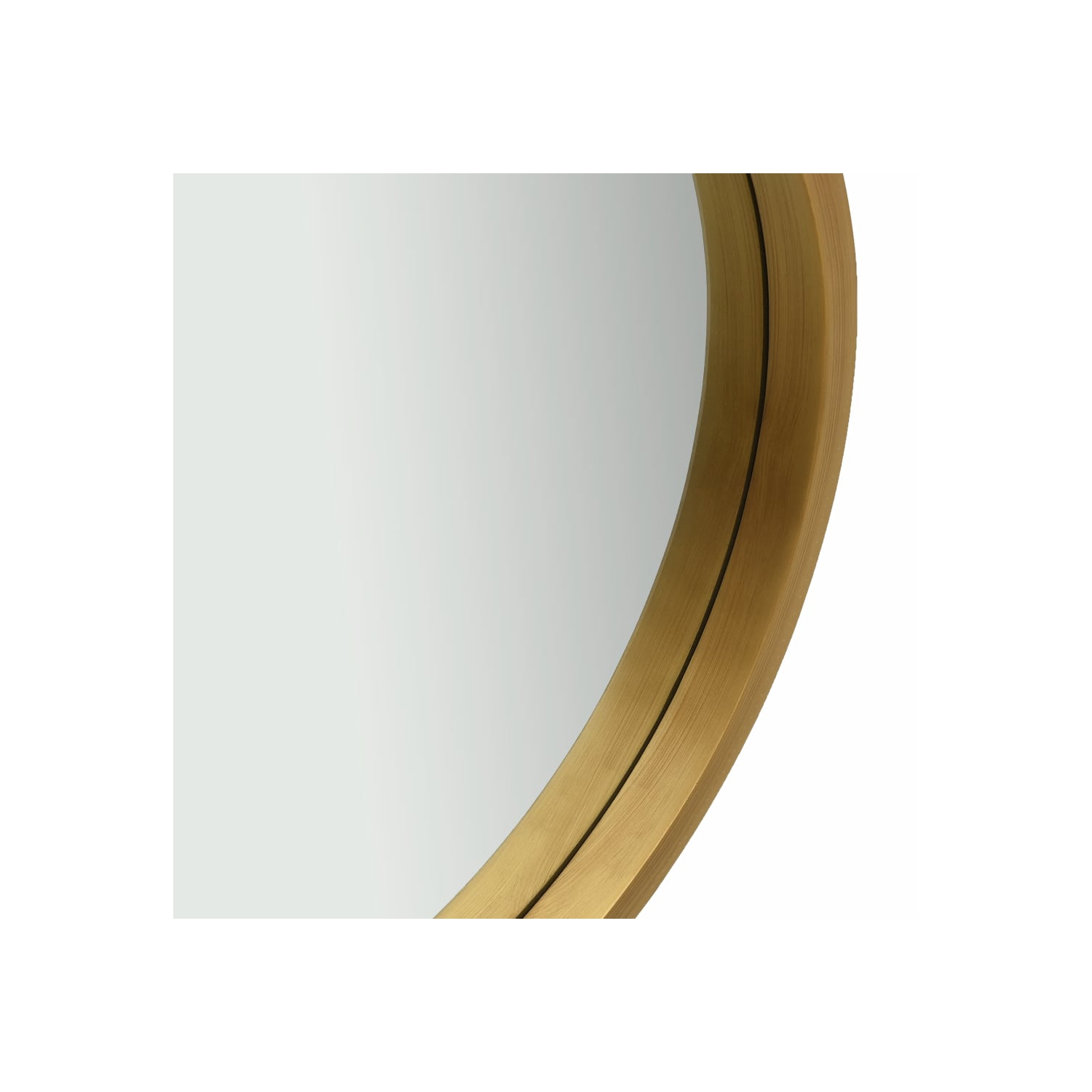 vidaXL Wall Mirror with Strap 16.7" Gold