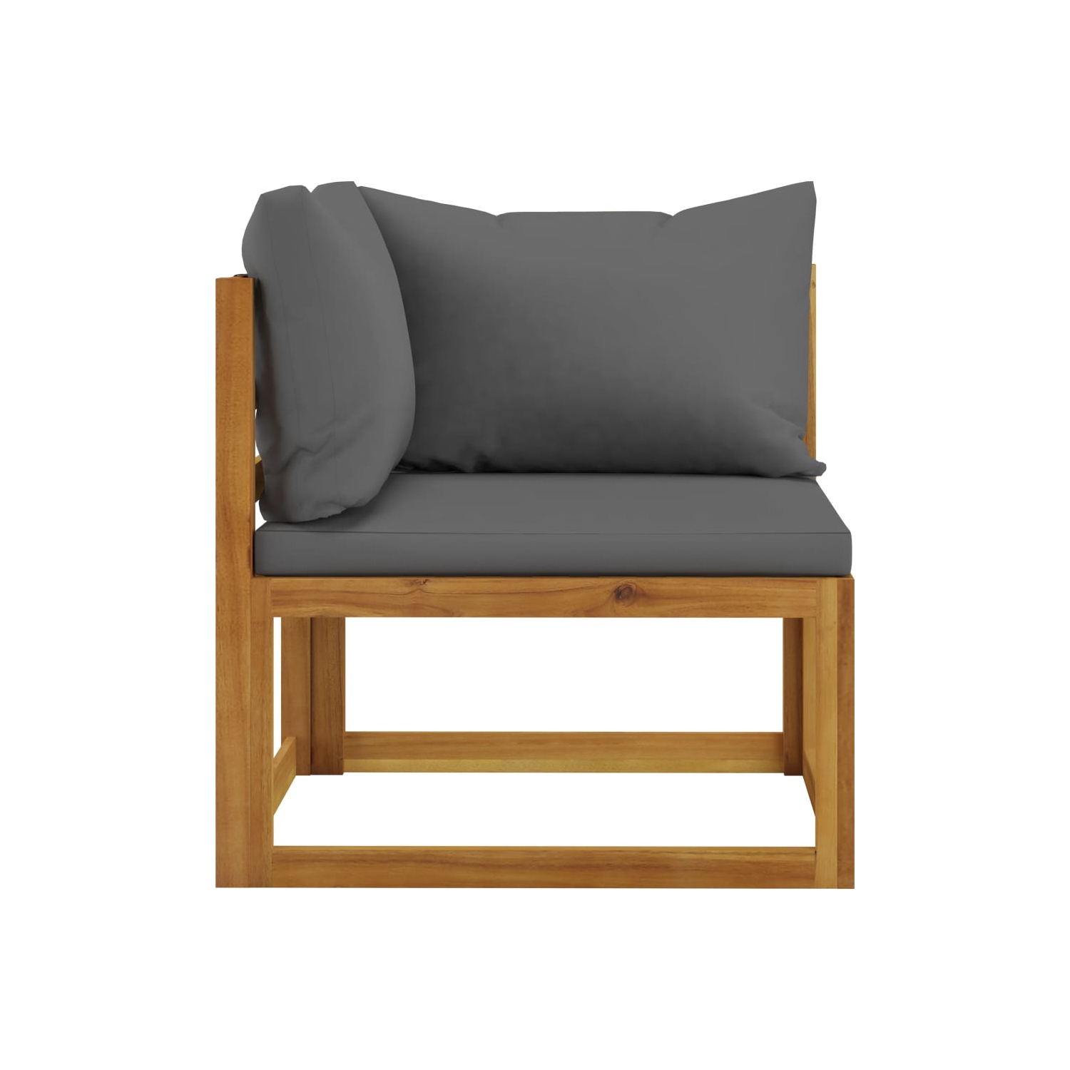 vidaXL 8 Piece Patio Lounge Set with Cushion Solid Acacia Wood