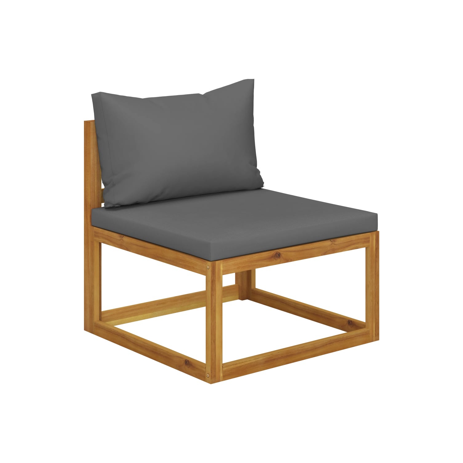 vidaXL 8 Piece Patio Lounge Set with Cushion Solid Acacia Wood