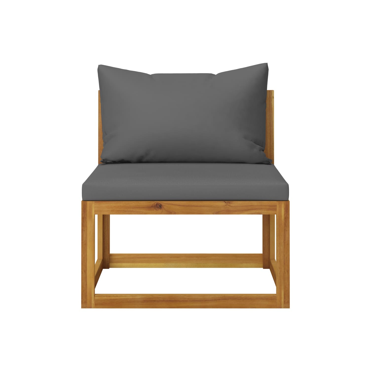 vidaXL 8 Piece Patio Lounge Set with Cushion Solid Acacia Wood