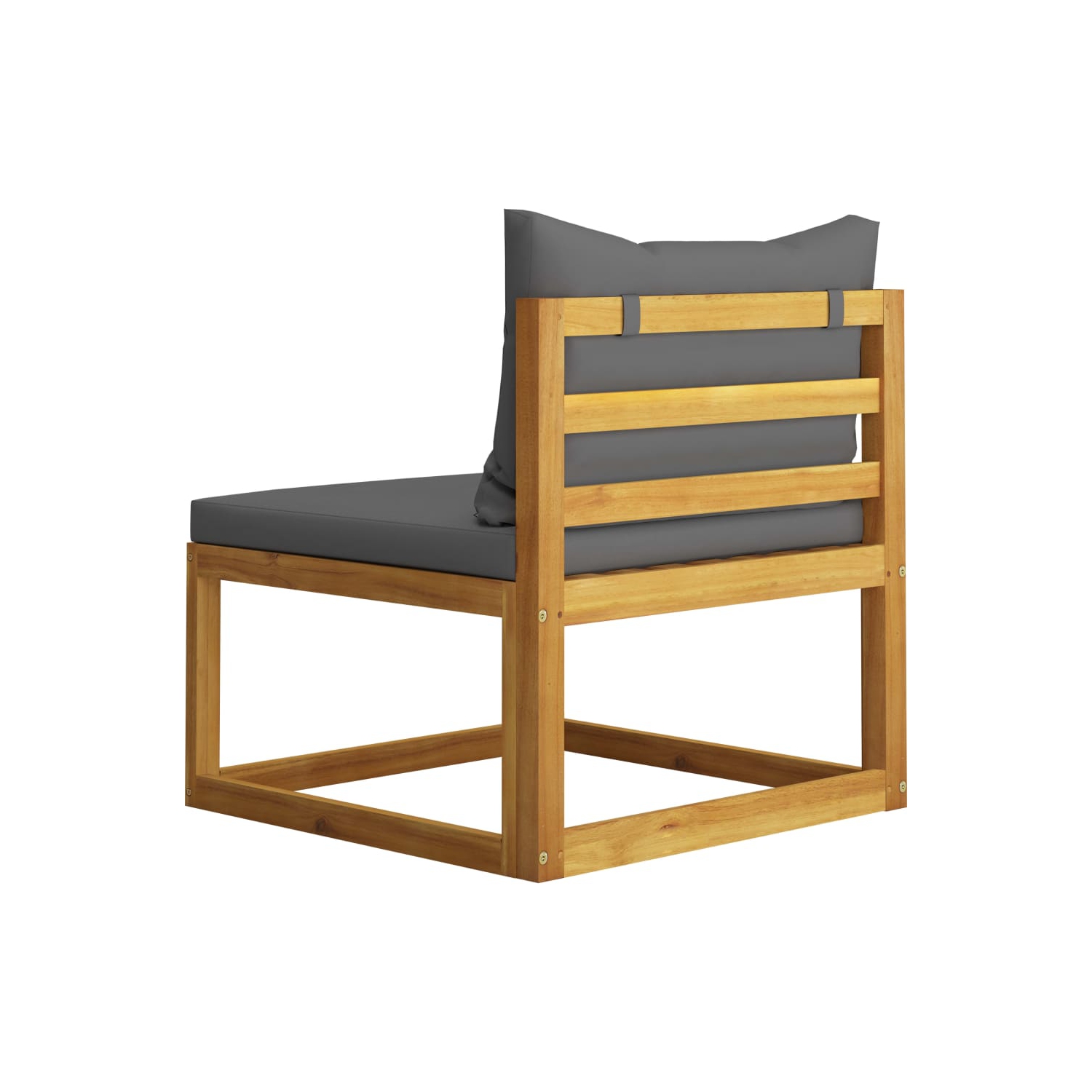 vidaXL 8 Piece Patio Lounge Set with Cushion Solid Acacia Wood