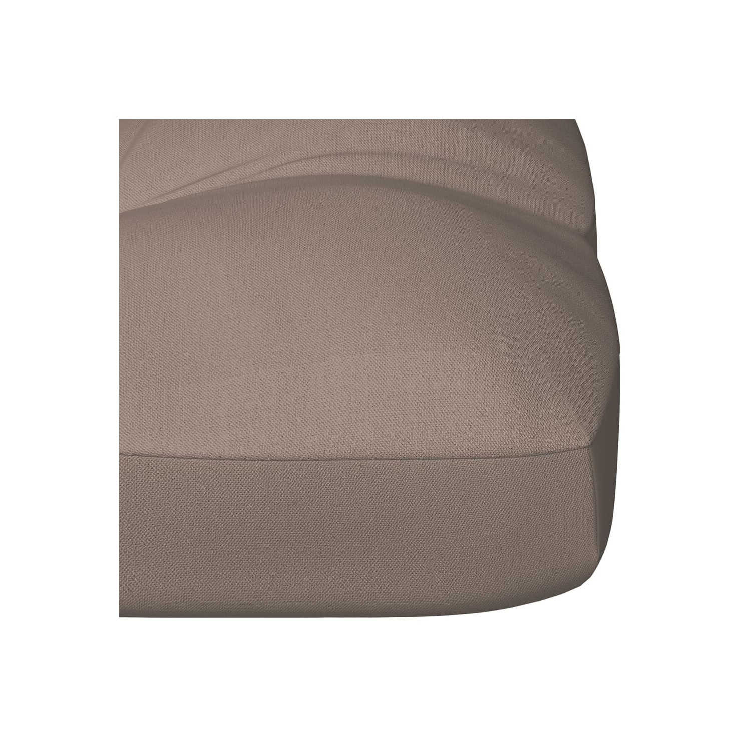 vidaXL Pallet Sofa Cushion Taupe 47.2"x15.7"x3.9"