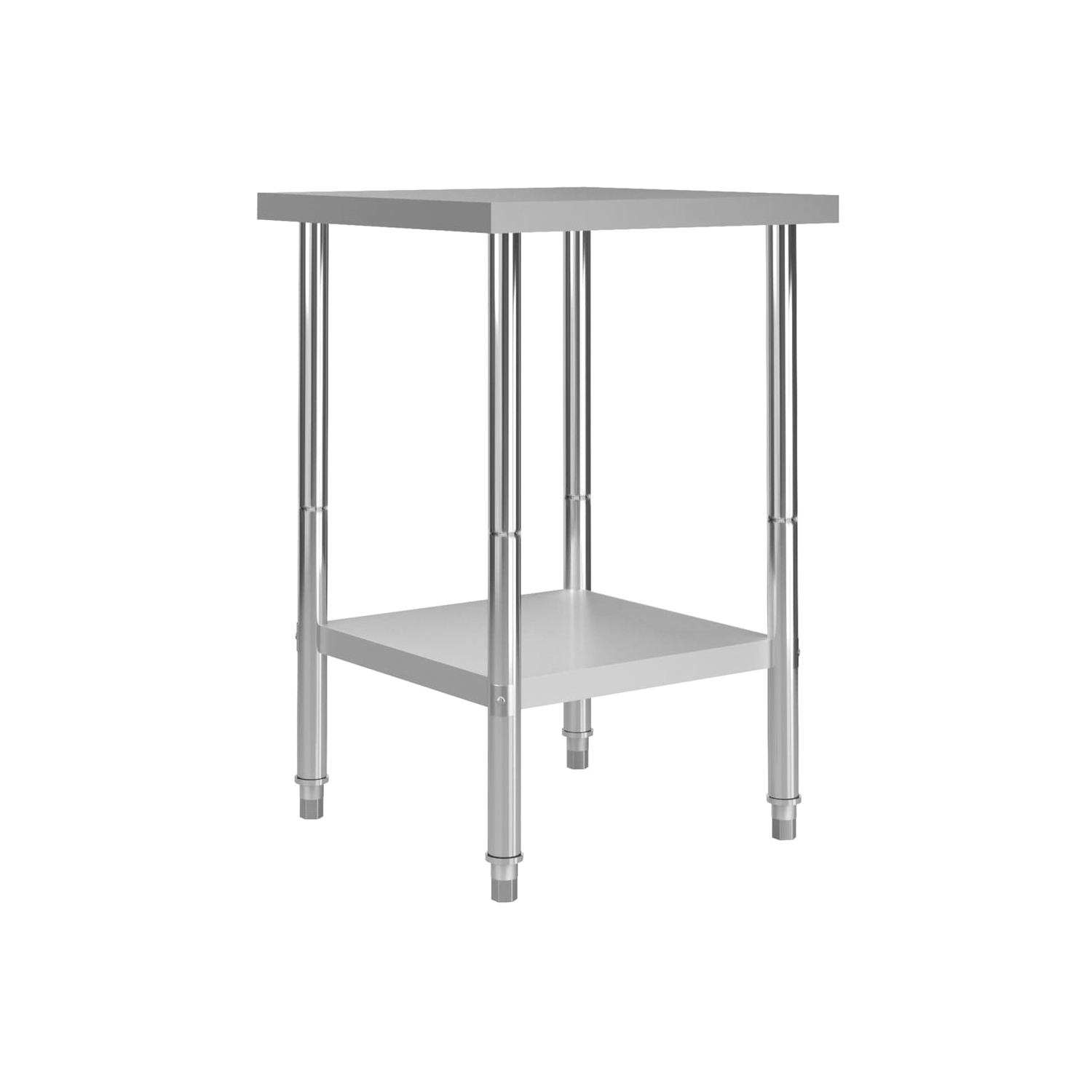 vidaXL Kitchen Work Table 23.6"x23.6"x33.5" Stainless Steel