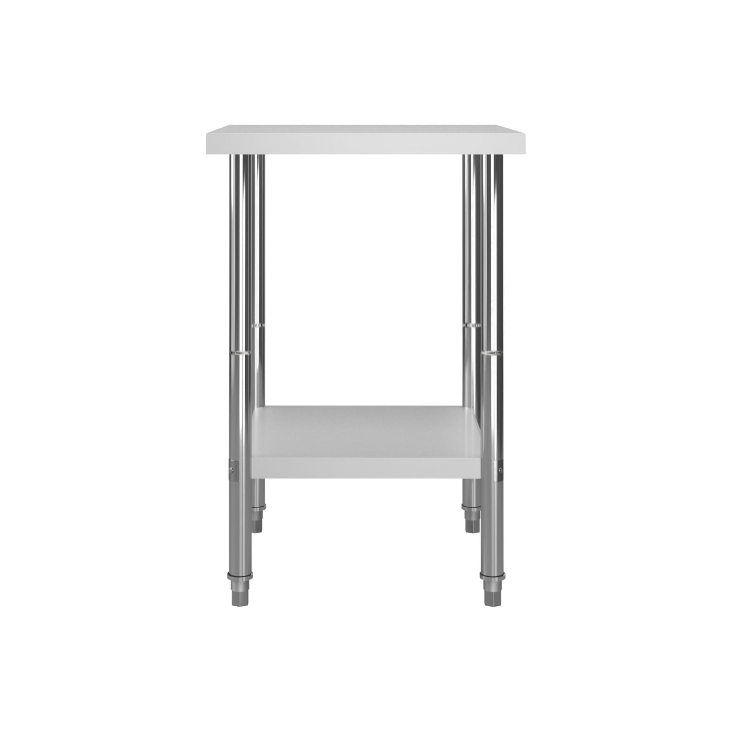 vidaXL Kitchen Work Table 23.6"x23.6"x33.5" Stainless Steel