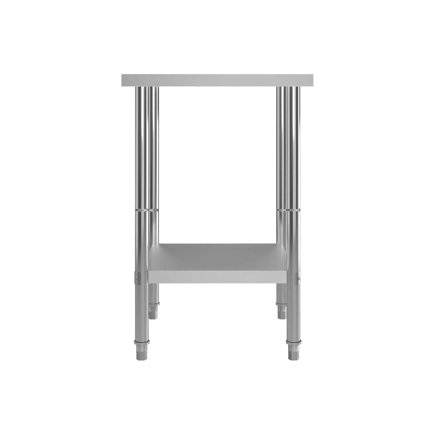 vidaXL Kitchen Work Table 23.6"x23.6"x33.5" Stainless Steel