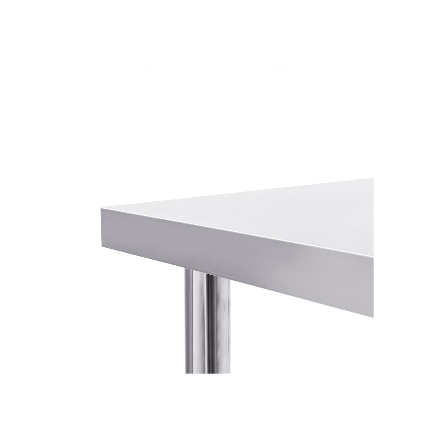 vidaXL Kitchen Work Table 23.6"x23.6"x33.5" Stainless Steel