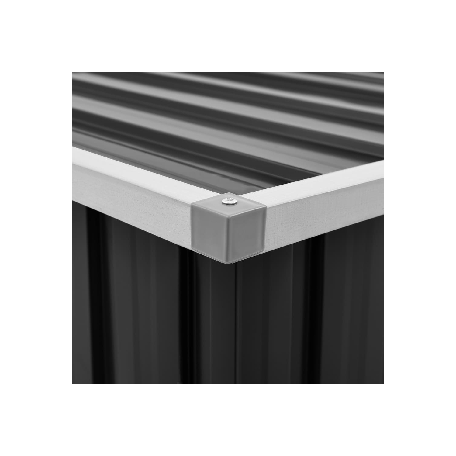 vidaXL Patio Storage Box Anthracite 58.7"x39"x36.6"