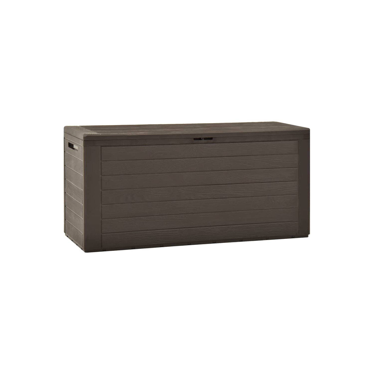 vidaXL Patio Storage Box Brown 45.7"x17.3"x21.7"