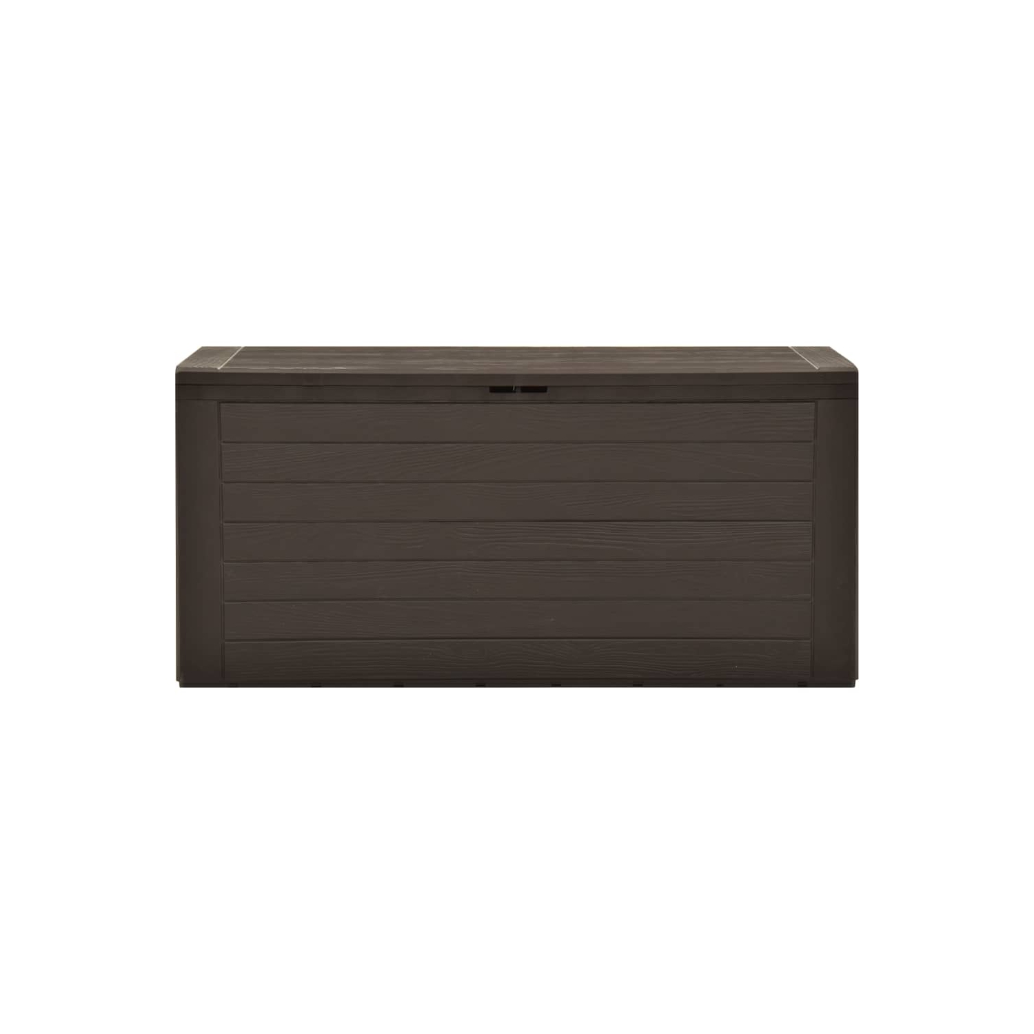 vidaXL Patio Storage Box Brown 45.7"x17.3"x21.7"