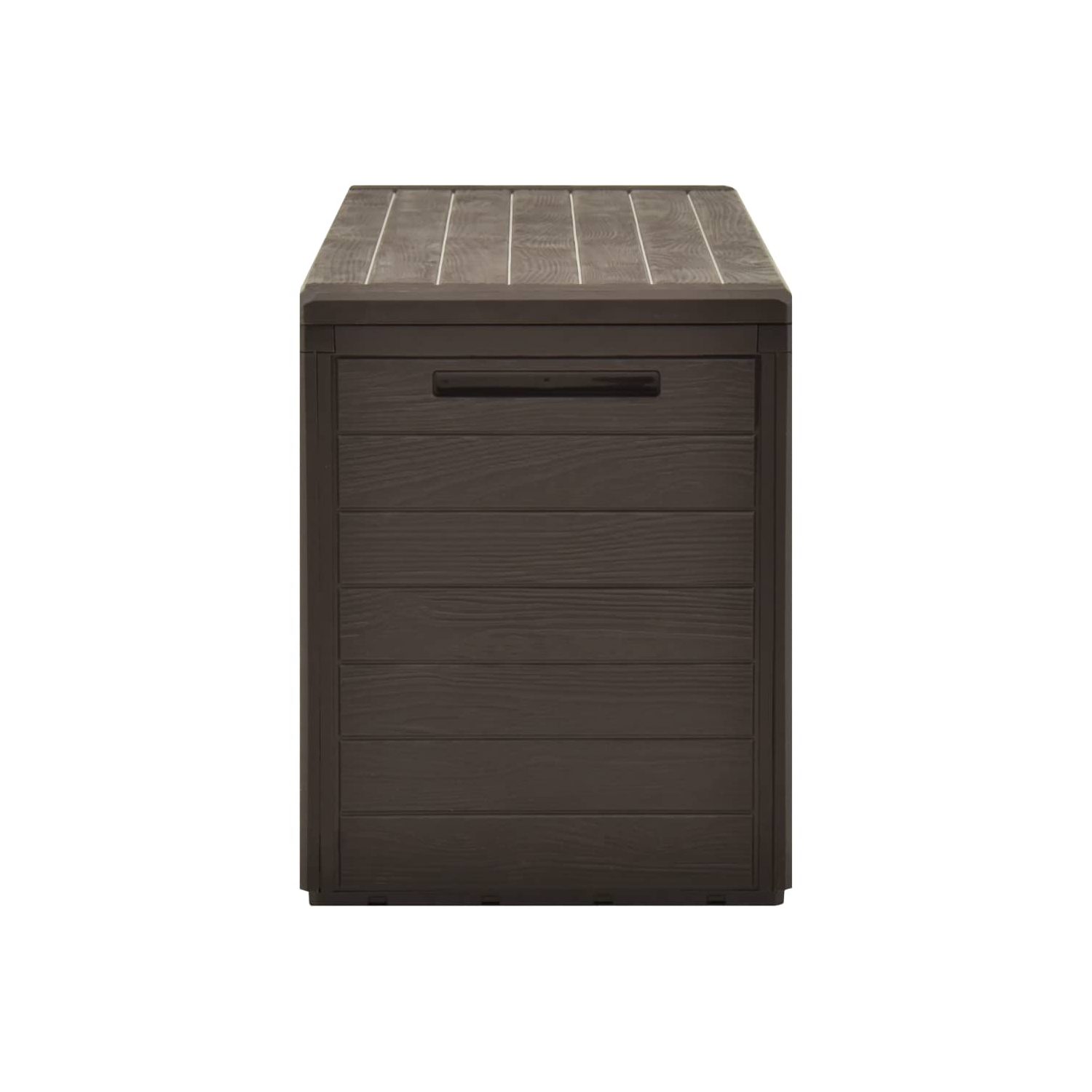 vidaXL Patio Storage Box Brown 45.7"x17.3"x21.7"
