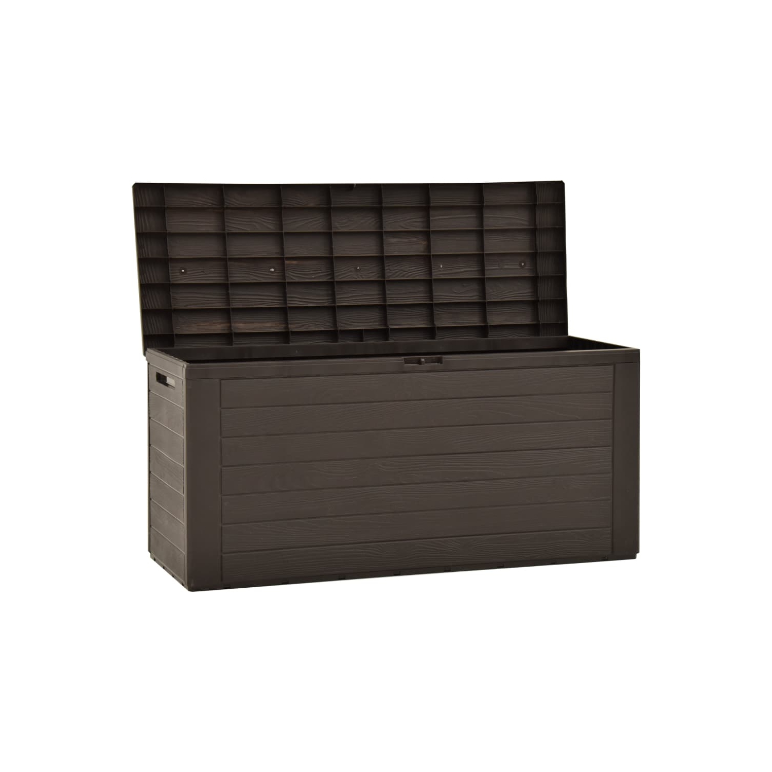 vidaXL Patio Storage Box Brown 45.7"x17.3"x21.7"