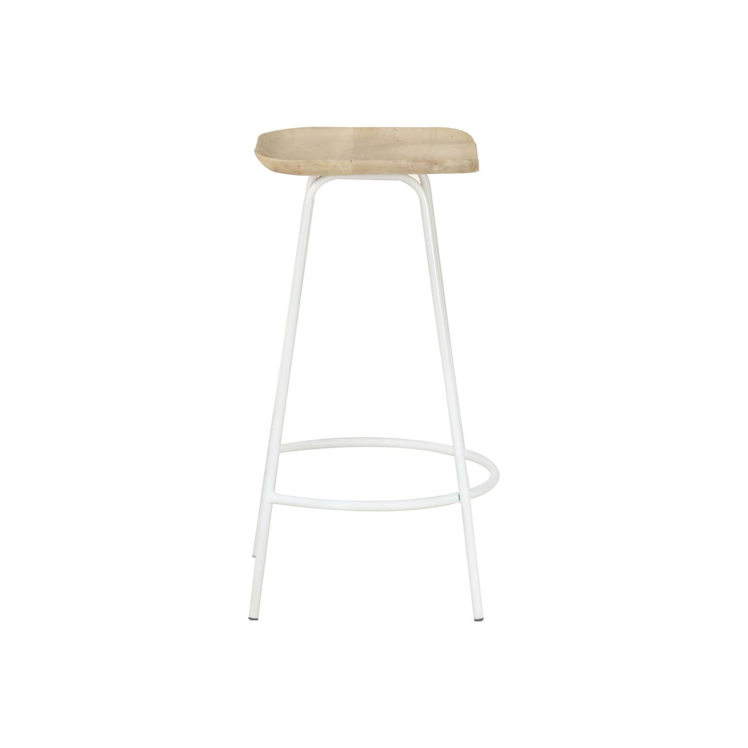 vidaXL Bar Stools 2 pcs Solid Mango Wood