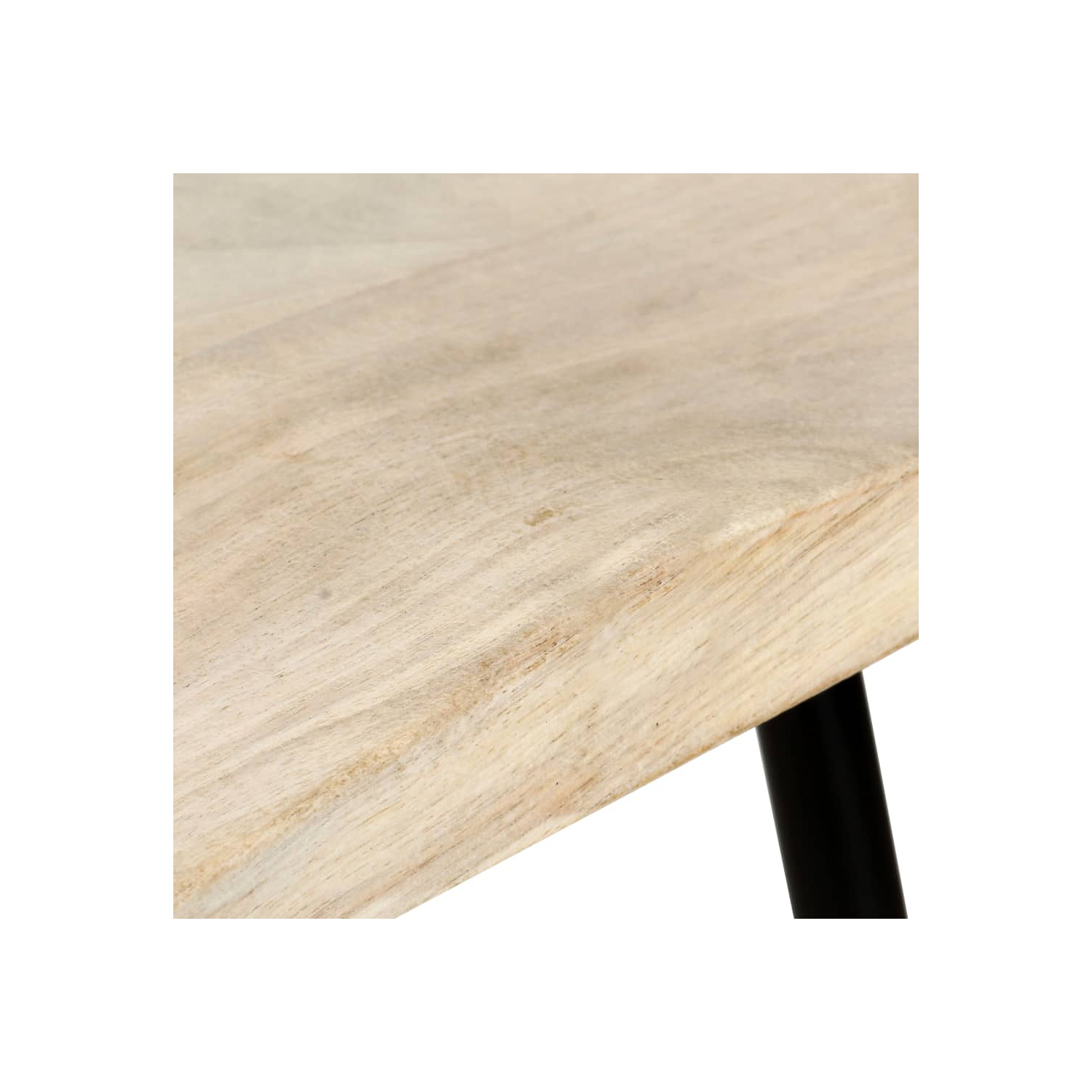 vidaXL Bar Stools 2 pcs Solid Mango Wood