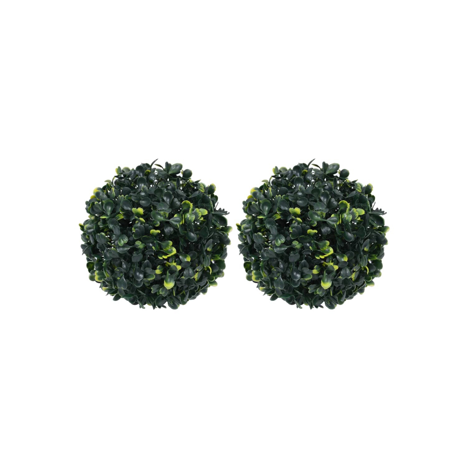 vidaXL Artificial Boxwood Balls 2 pcs 8.7"