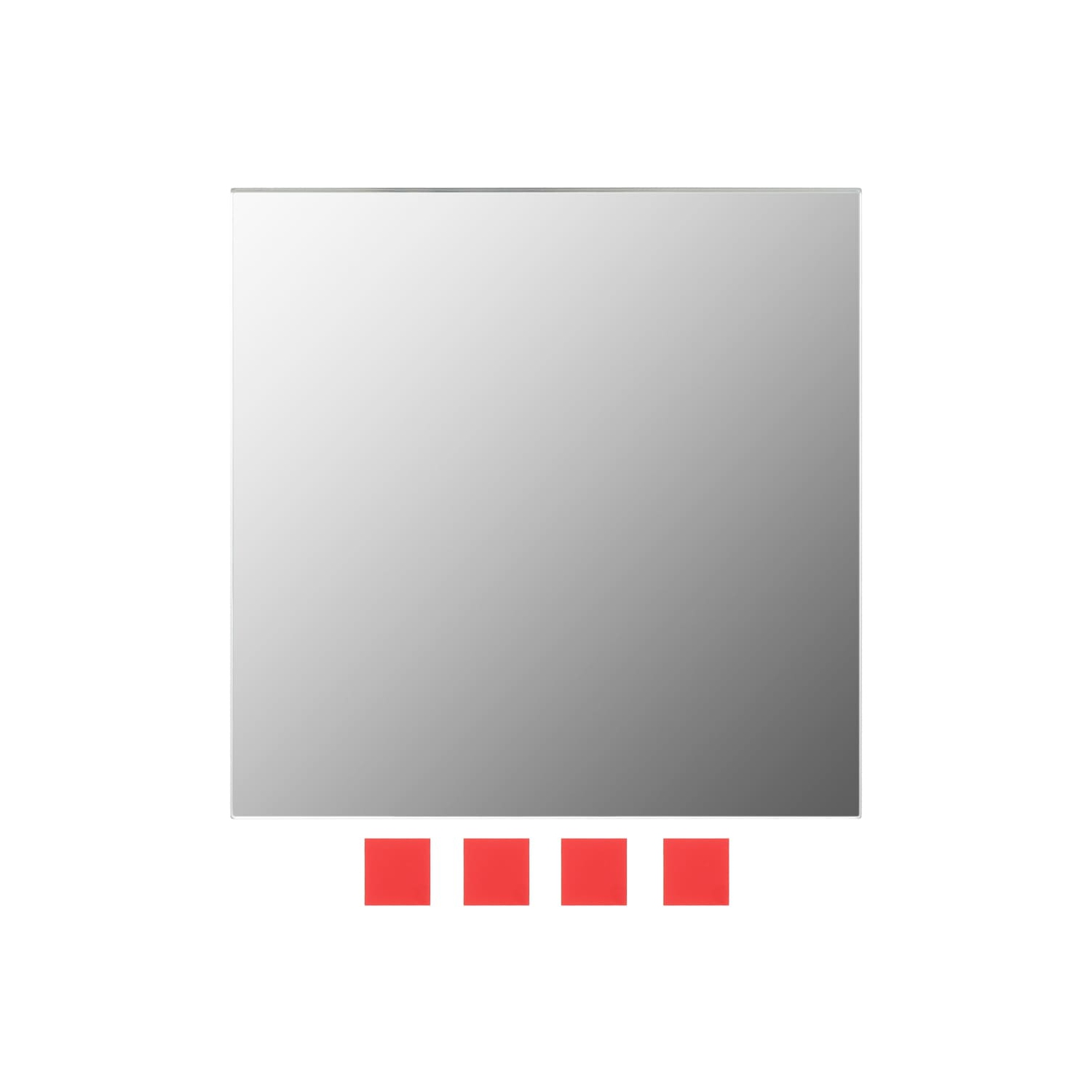 vidaXL 7 Piece Wall Mirror Set Square Glass