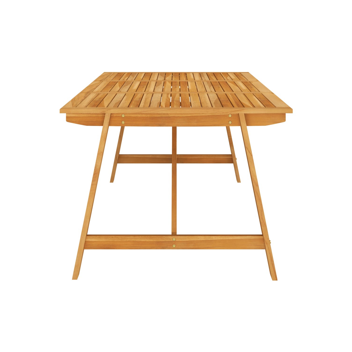 vidaXL Garden Dining Table 81.1"x39.4"x29.1" Solid Acacia Wood