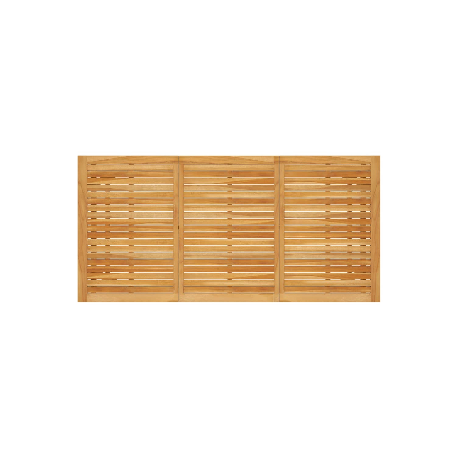 vidaXL Garden Dining Table 81.1"x39.4"x29.1" Solid Acacia Wood