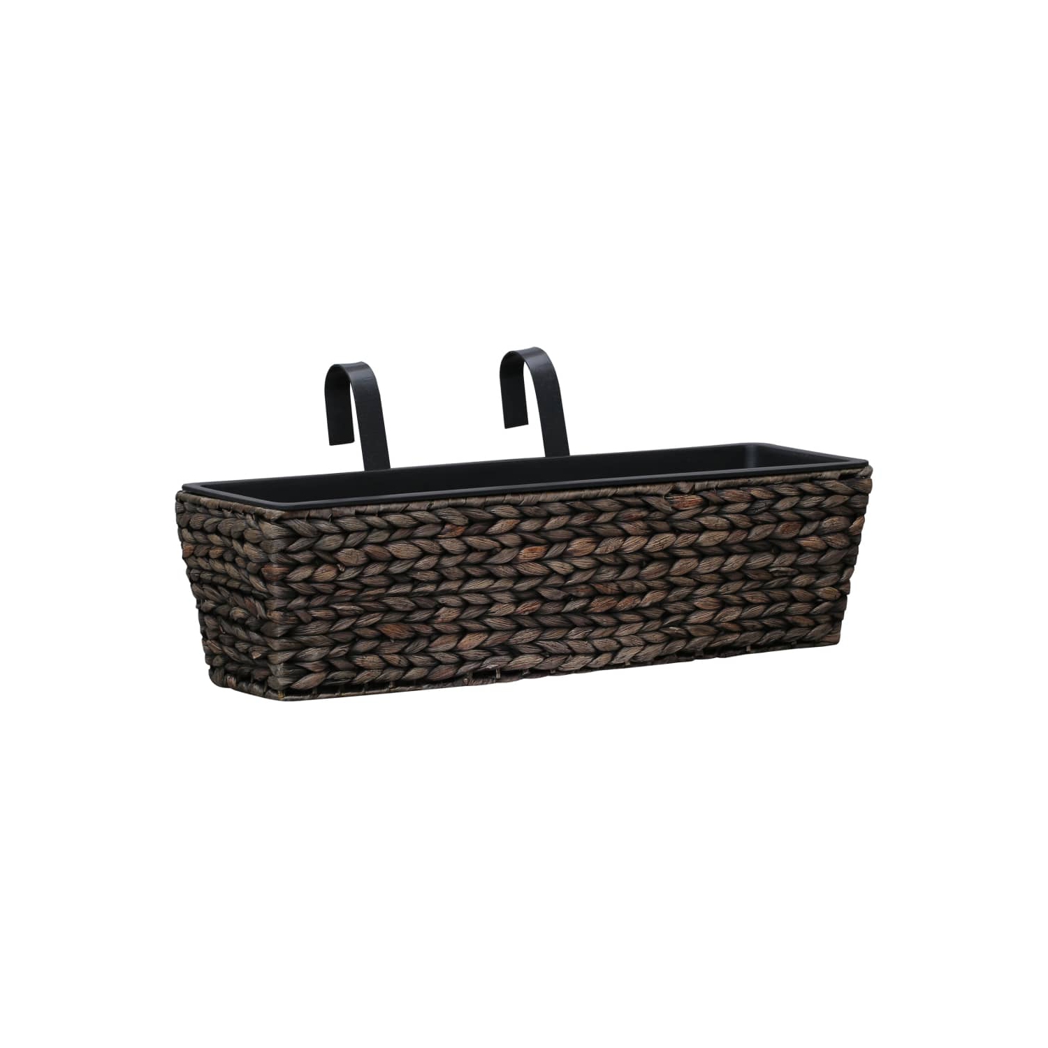 vidaXL Garden Planters 2 pcs Water Hyacinth Brown