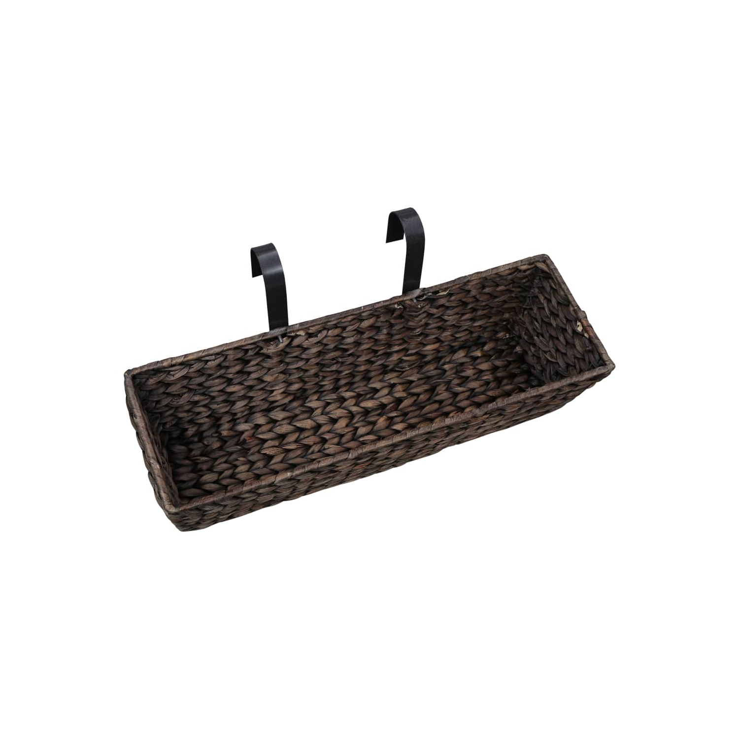 vidaXL Garden Planters 2 pcs Water Hyacinth Brown