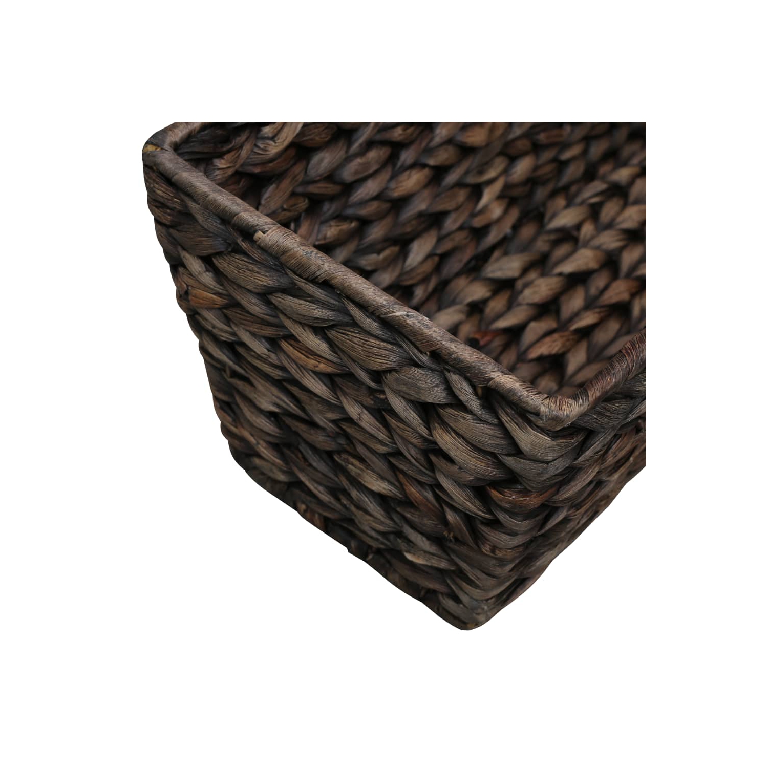 vidaXL Garden Planters 2 pcs Water Hyacinth Brown