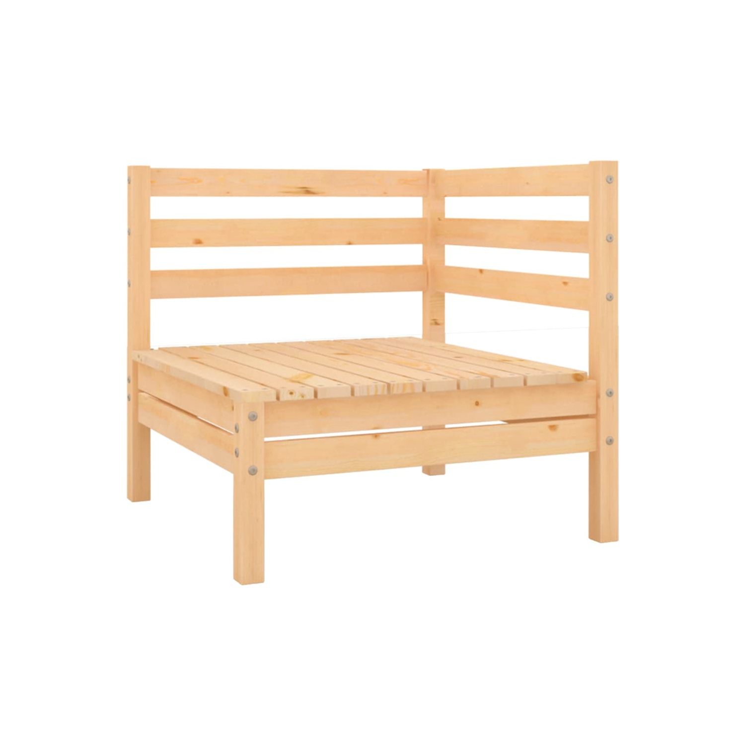 vidaXL 3 Piece Patio Lounge Set Solid Pinewood