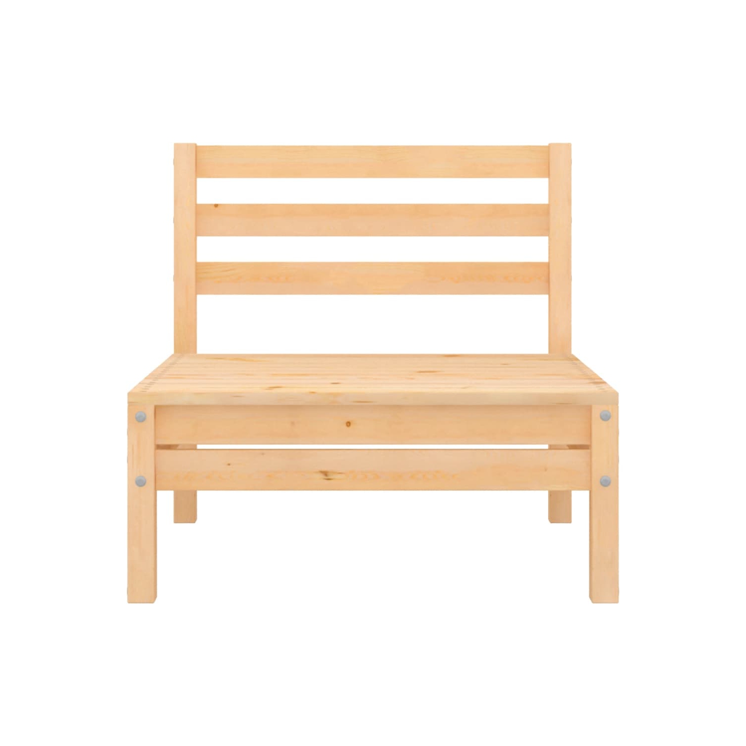 vidaXL 3 Piece Patio Lounge Set Solid Pinewood