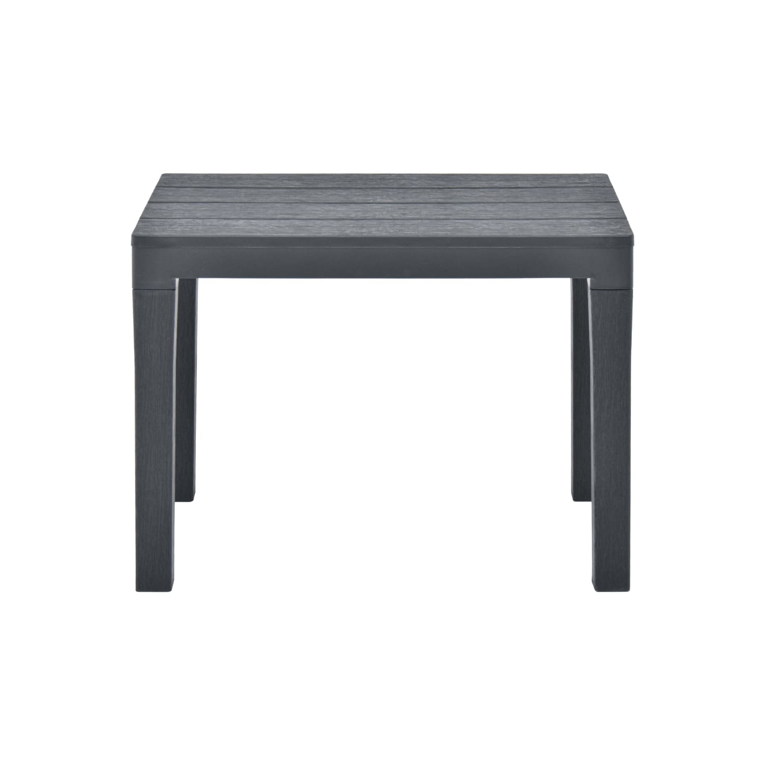 vidaXL Patio Benches 2 pcs Anthracite Plastic