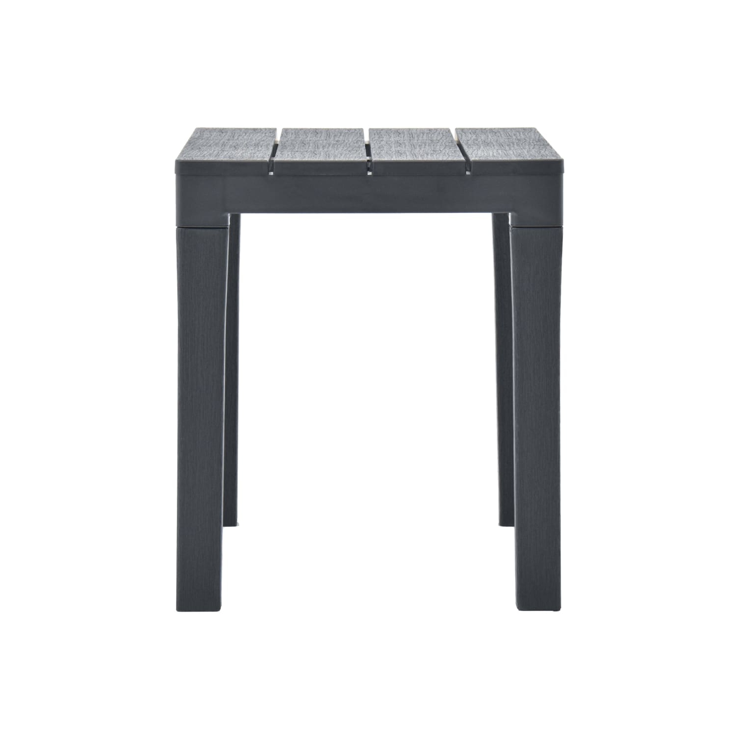 vidaXL Patio Benches 2 pcs Anthracite Plastic