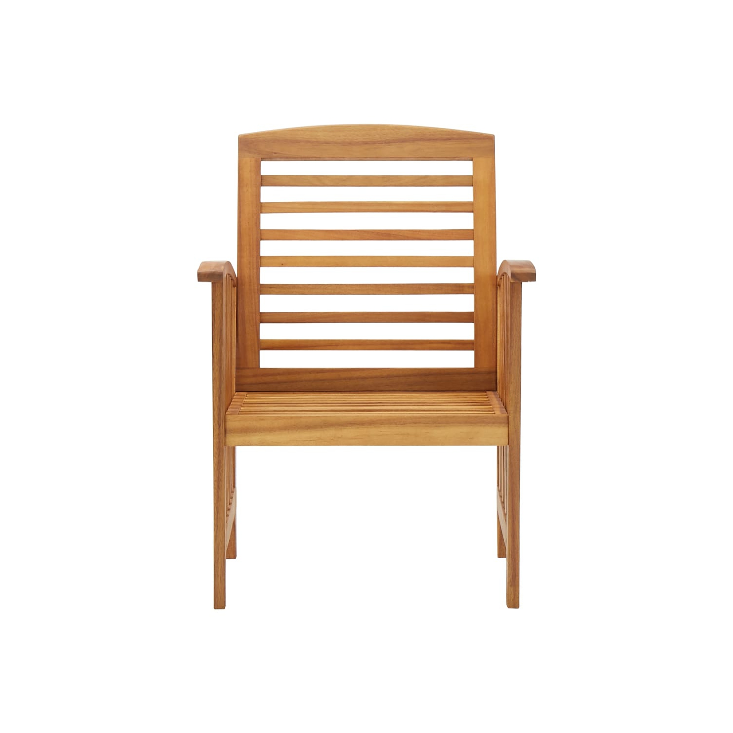 vidaXL Patio Chairs 2 pcs Solid Acacia Wood
