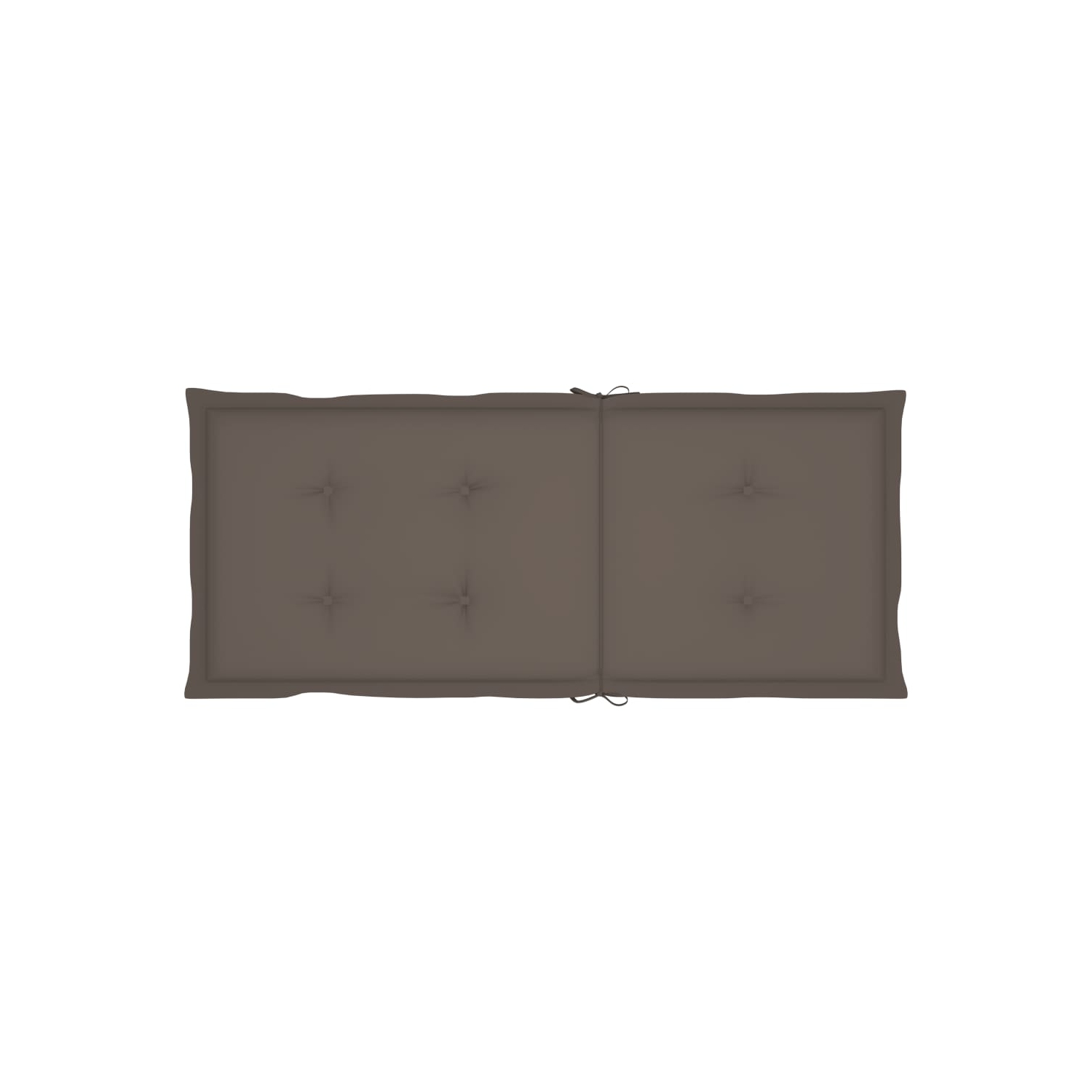 Chaise berçante VidaXL avec coussins en bois d’acacia massif