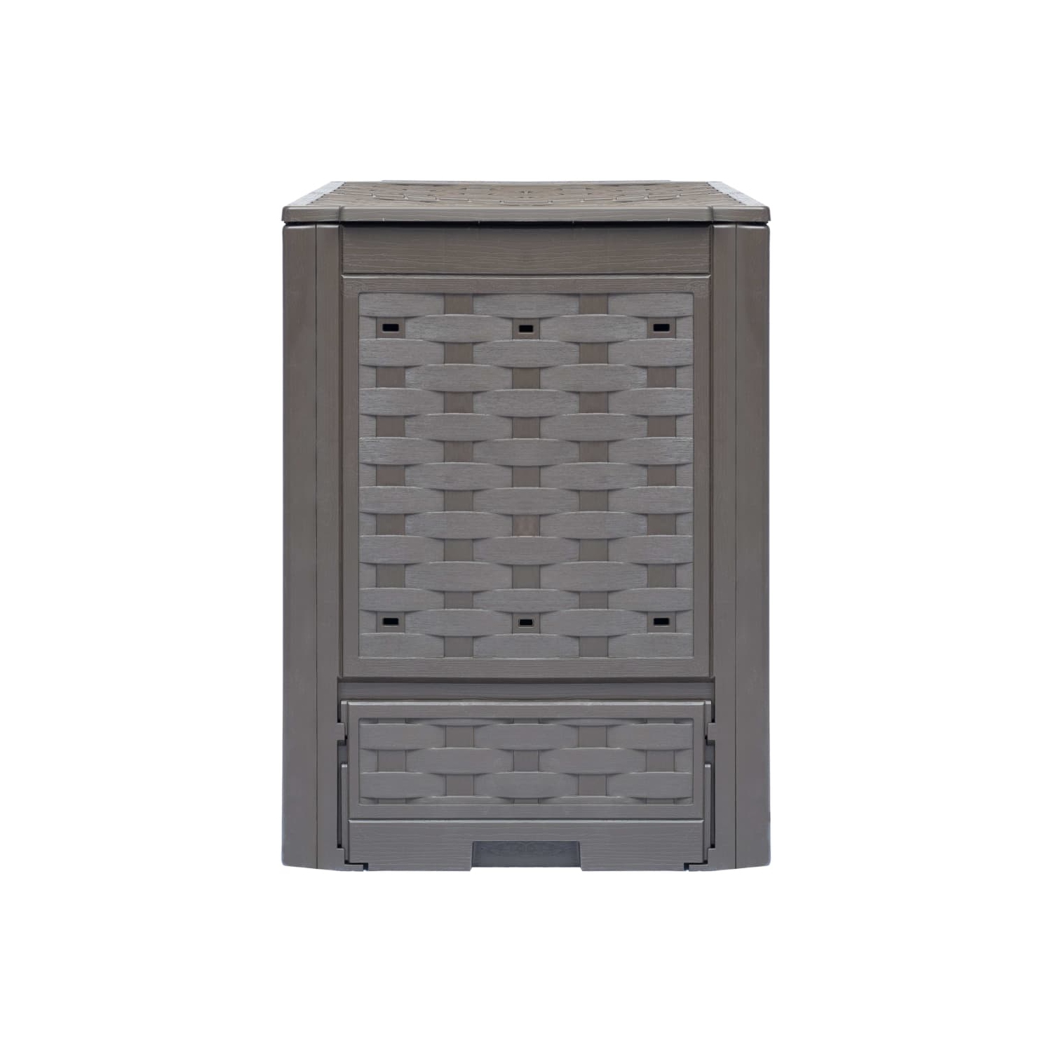 vidaXL Garden Composters 3 pcs Brown 23.6"x23.6"x32.7" 237.8 gal