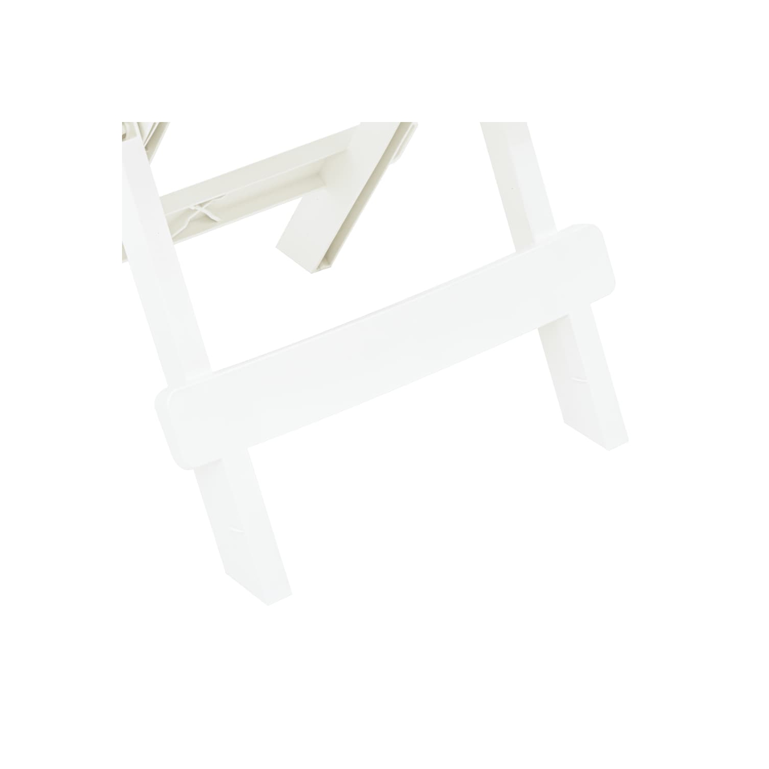 vidaXL Folding Patio Table White 17.7"x16.9"x19.7" Plastic