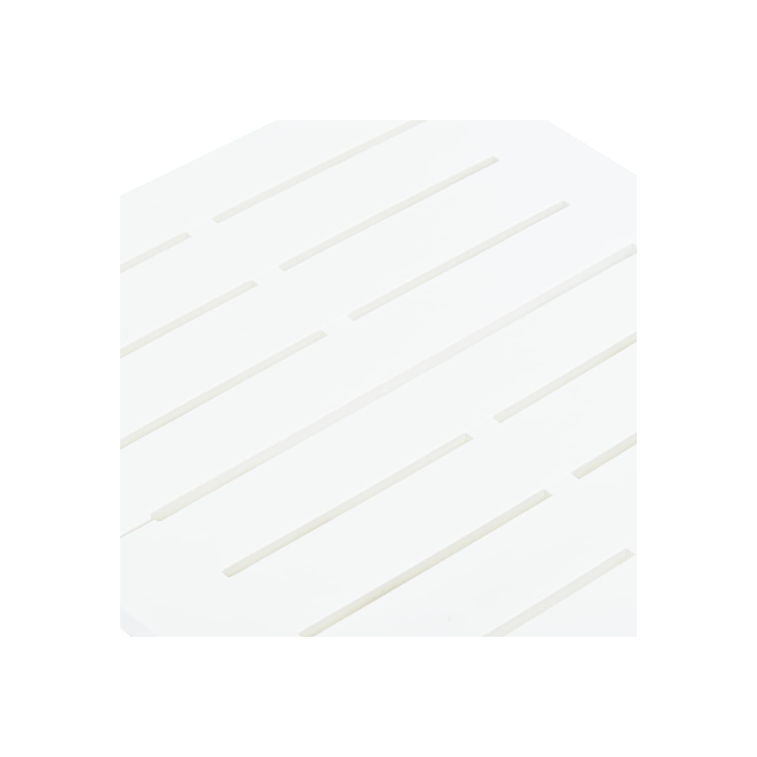 vidaXL Folding Patio Table White 17.7"x16.9"x19.7" Plastic