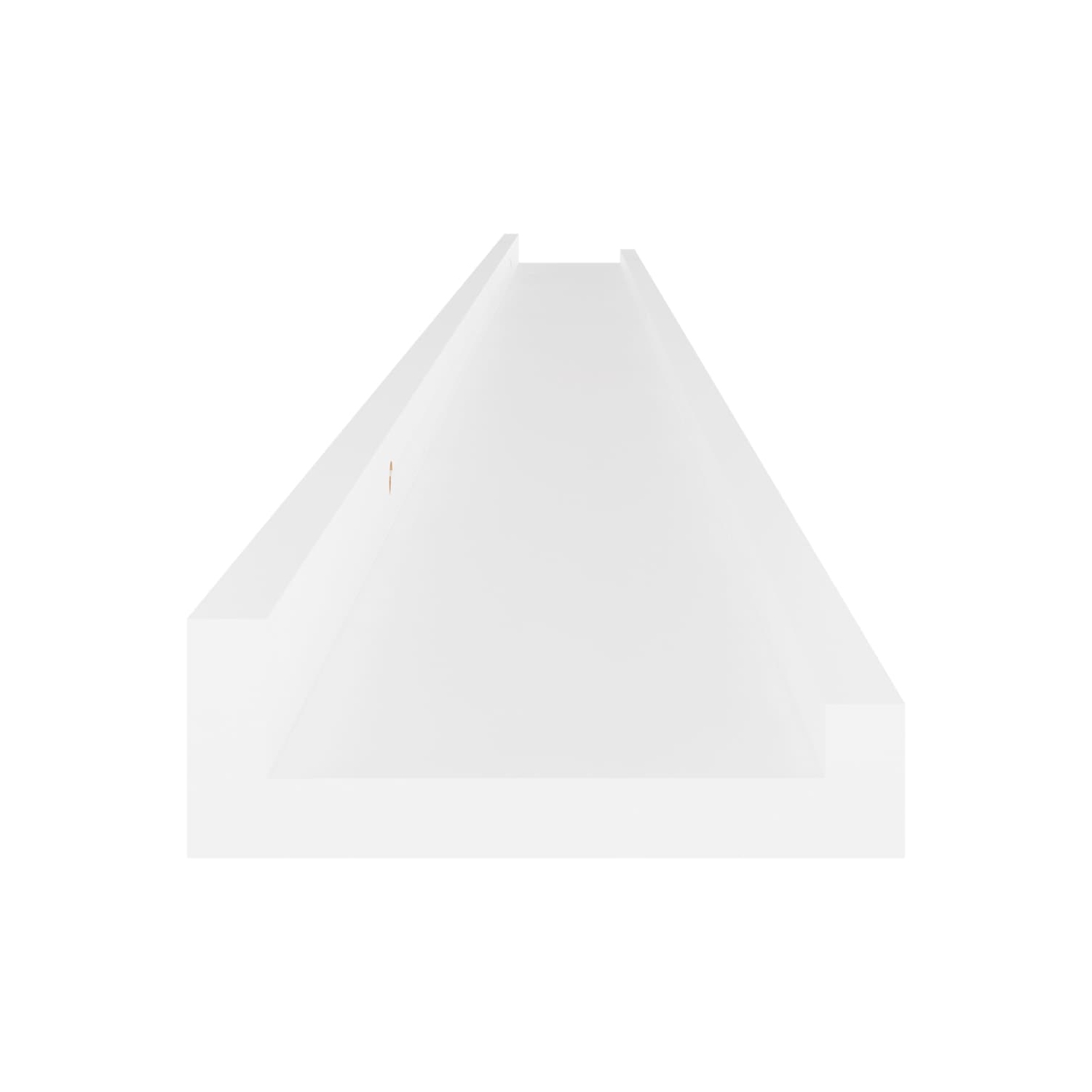 vidaXL Wall Shelves 4 pcs White 45.3"x3.5"x1.2"