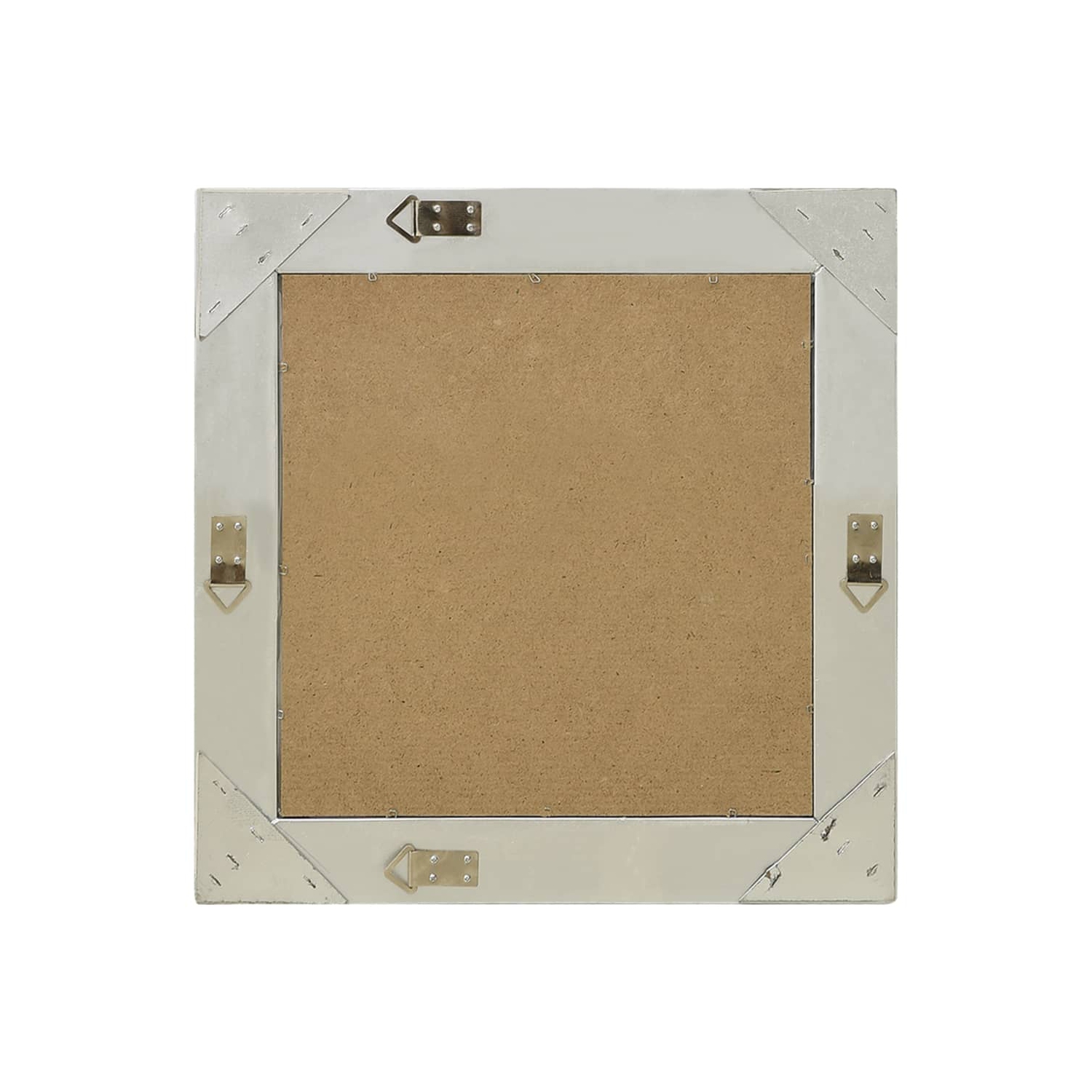 vidaXL Wall Mirror Baroque Style 19.7"x19.7" Silver