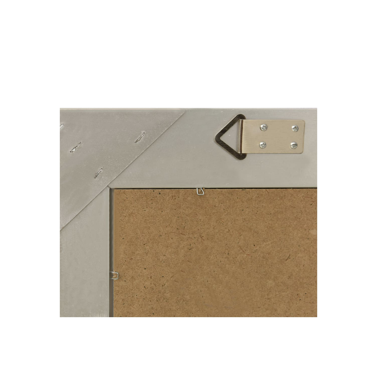 vidaXL Wall Mirror Baroque Style 19.7"x19.7" Silver