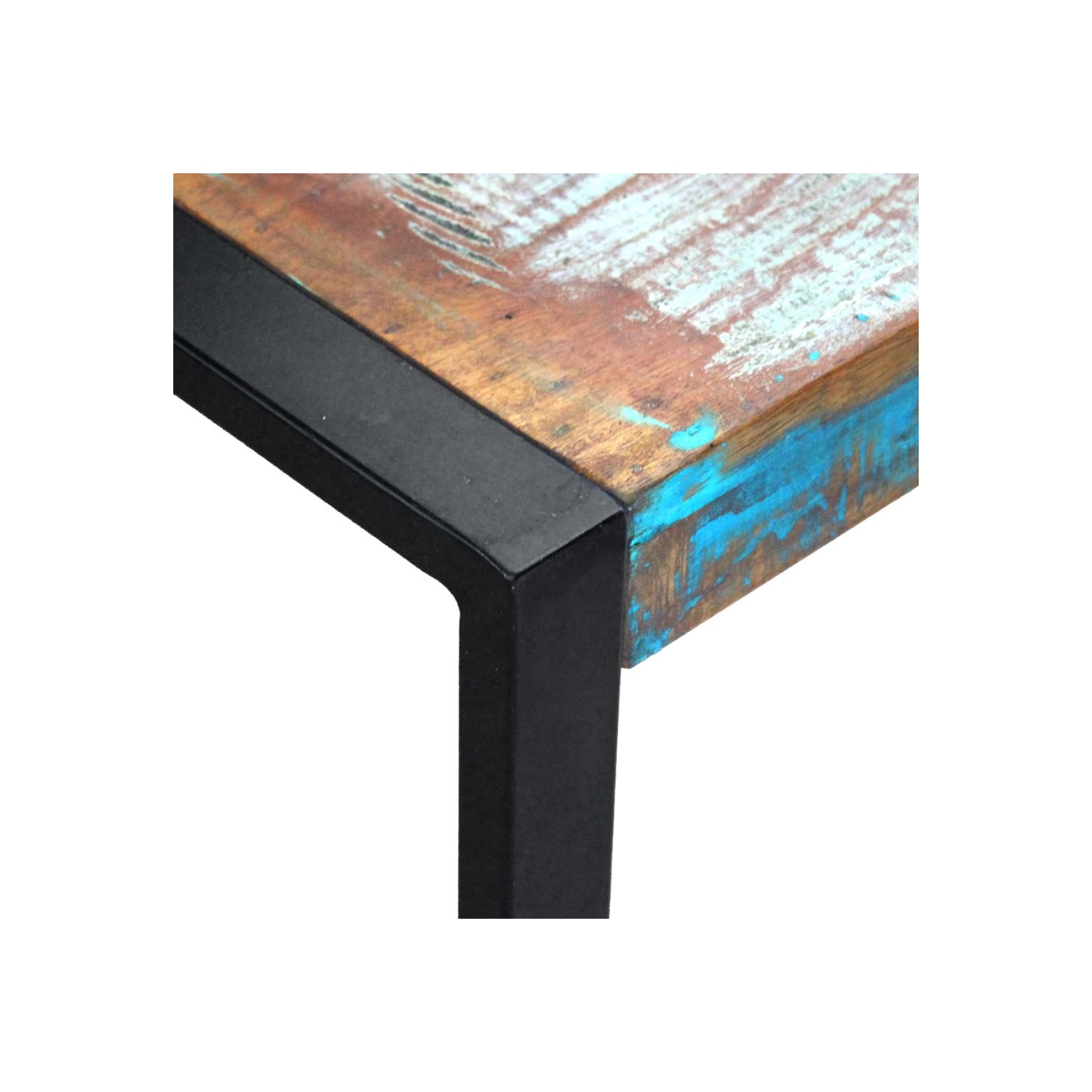 vidaXL Three Piece Nesting Tables Solid Reclaimed Wood