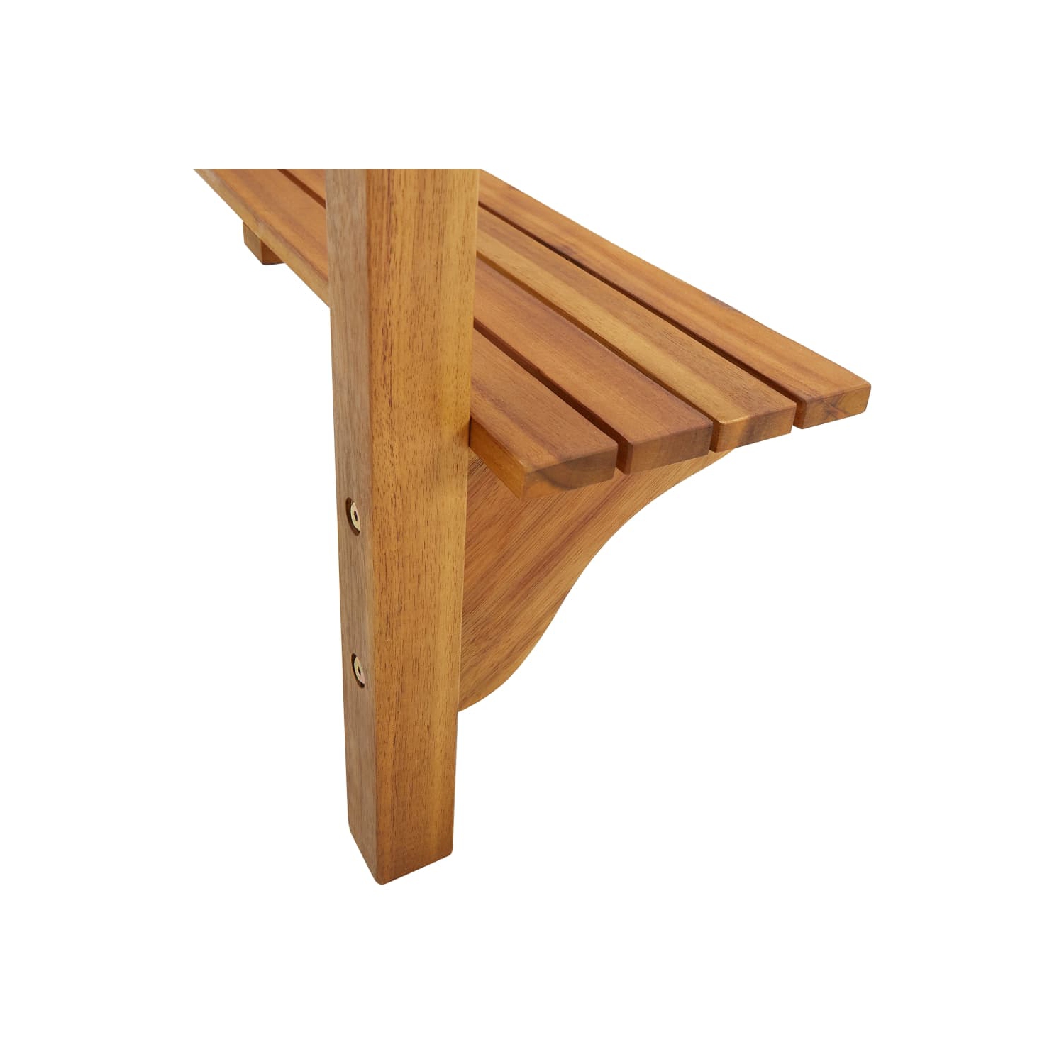 vidaXL Balcony Bar Table 35.4"x14.6"x48.2" Solid Acacia Wood