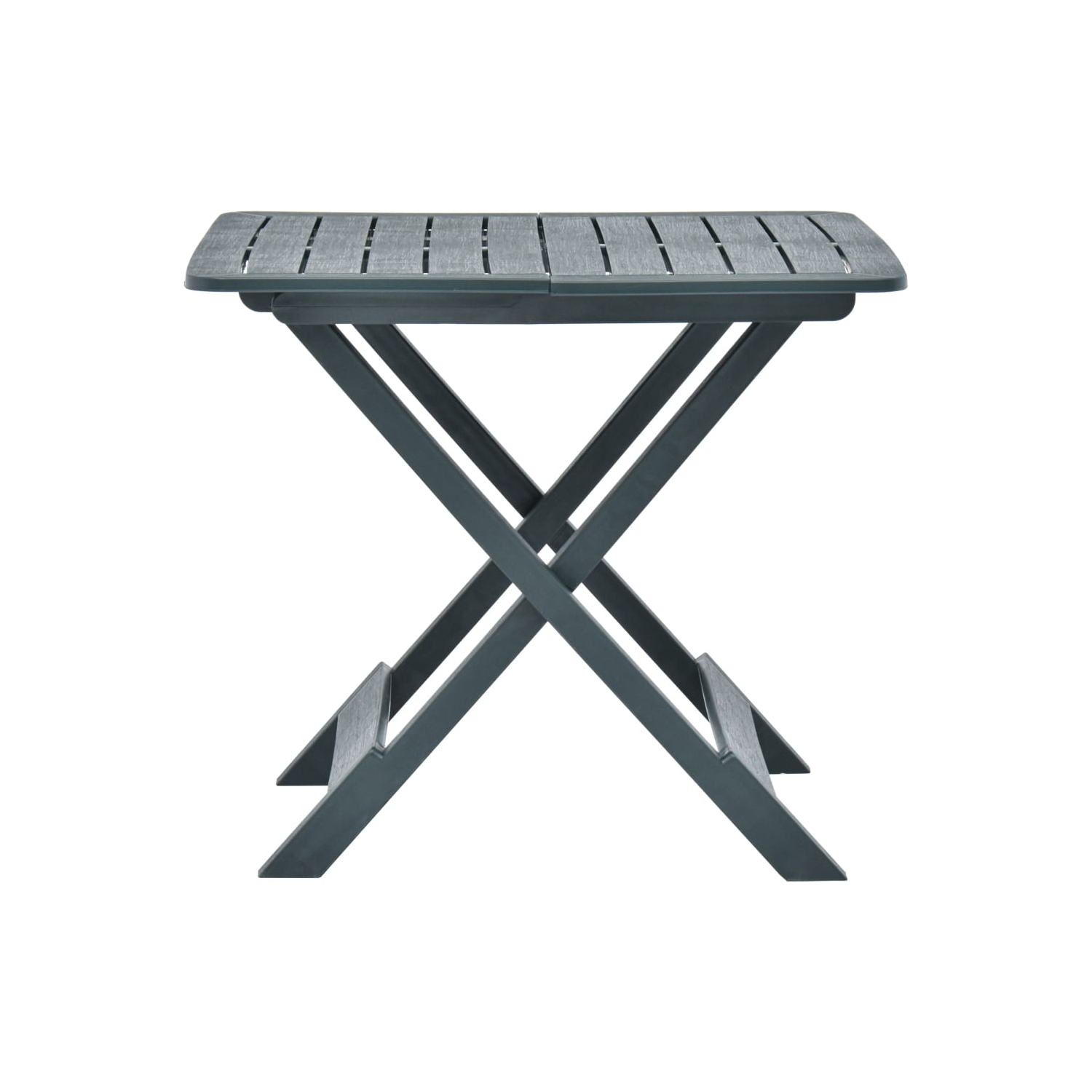 vidaXL Folding Patio Table Green 31.1"x28.3"x27.6" Plastic