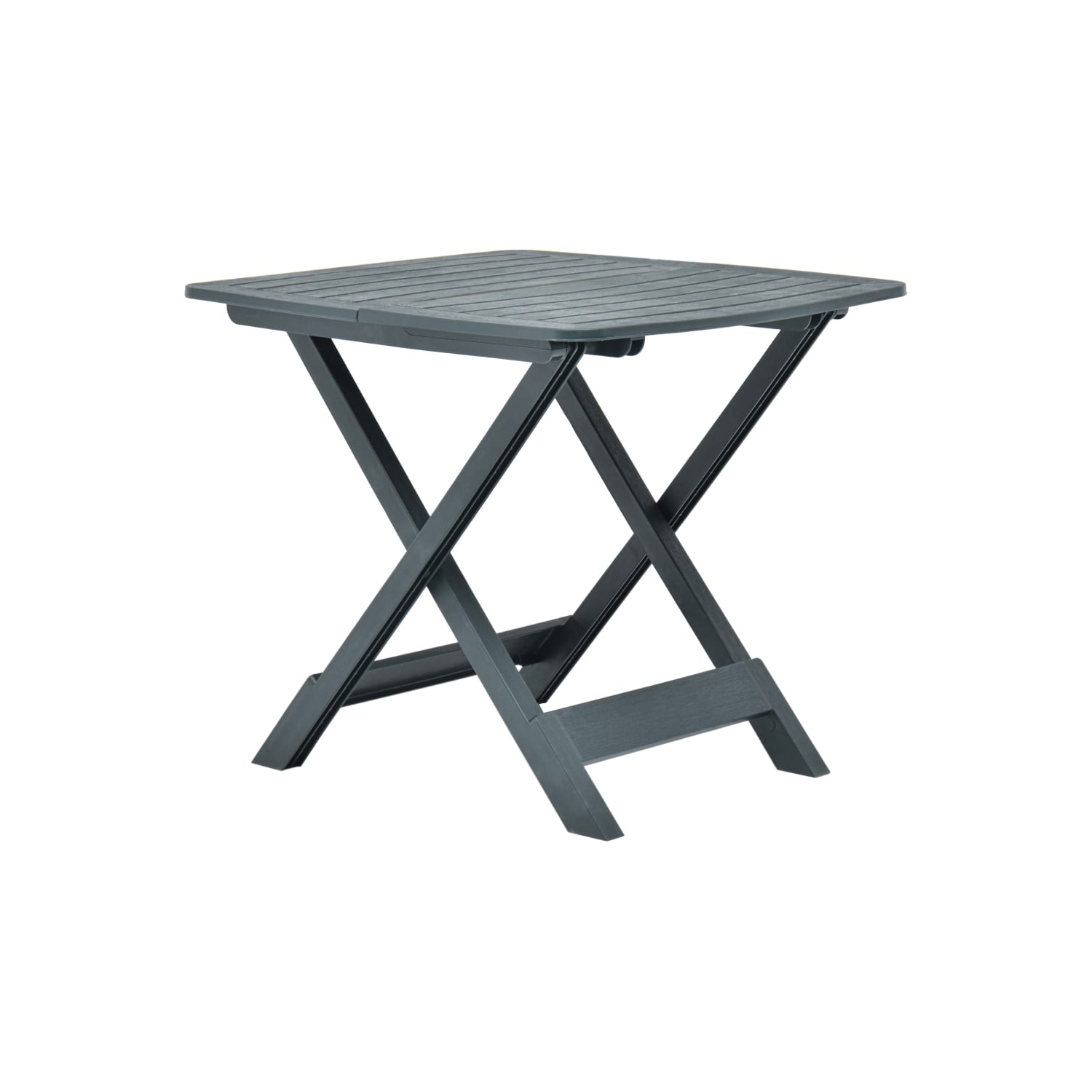 vidaXL Folding Patio Table Green 31.1"x28.3"x27.6" Plastic