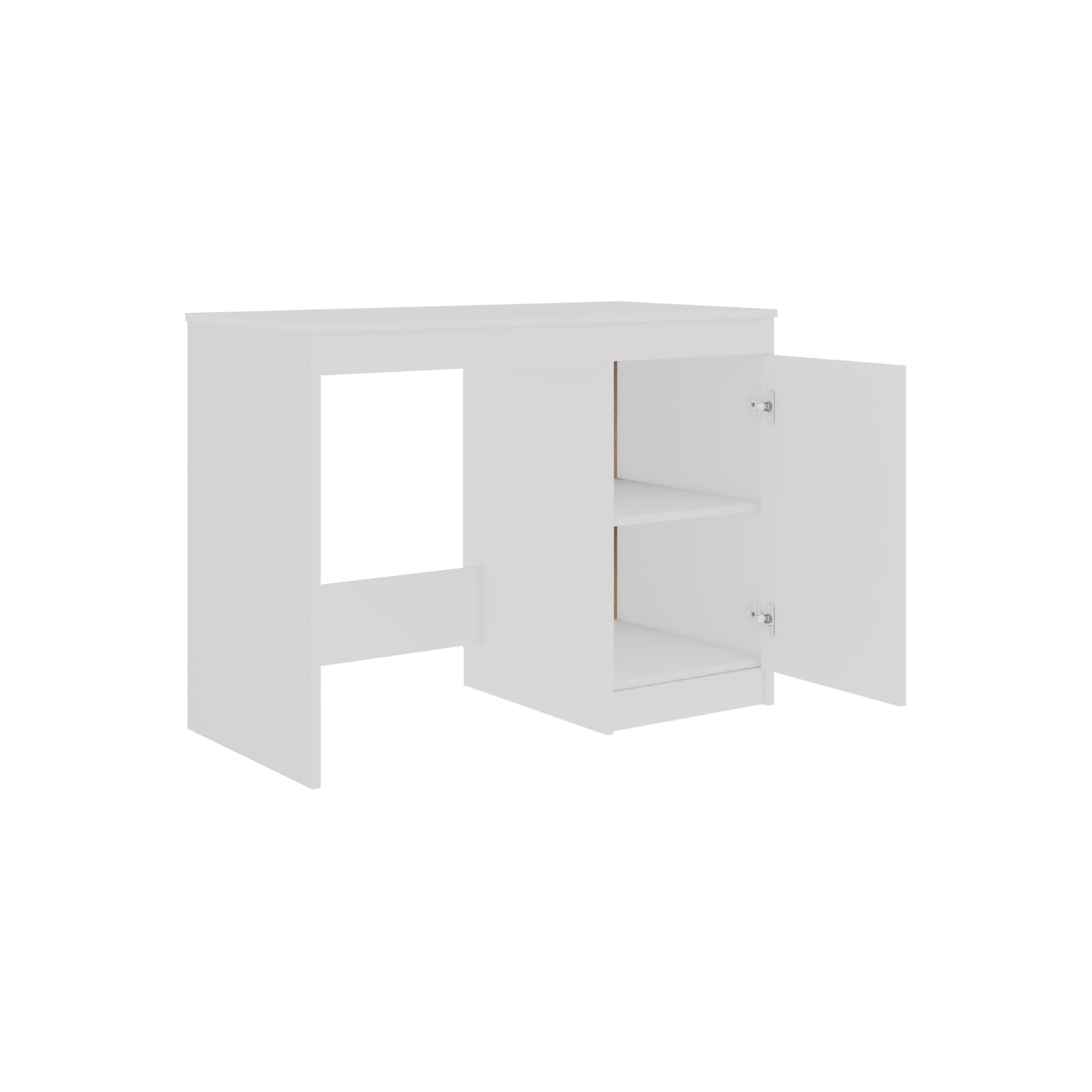 Bureau blanc vidaXL de 39.4 x 19,7 x 29,9 po en carton renforcé