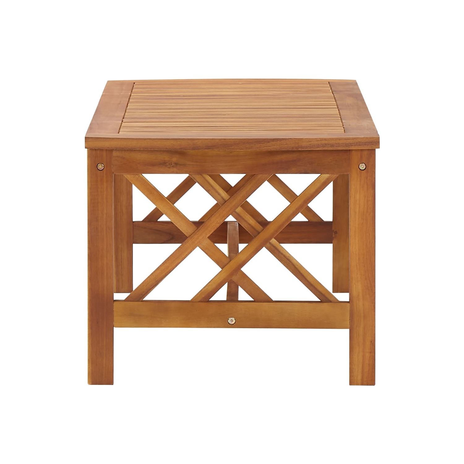 vidaXL Coffee Table 40.2"x19.7"x16.9" Solid Acacia Wood