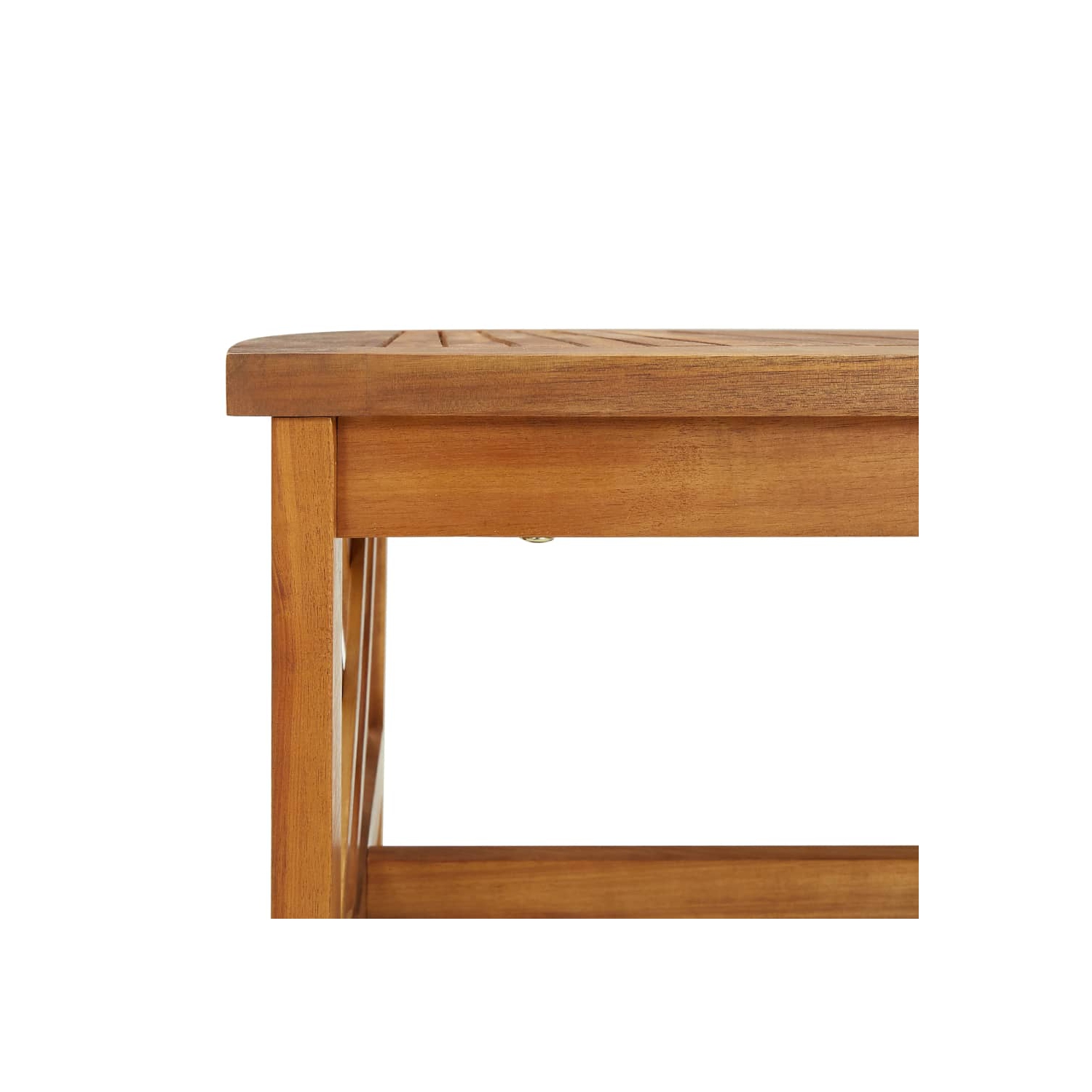 vidaXL Coffee Table 40.2"x19.7"x16.9" Solid Acacia Wood