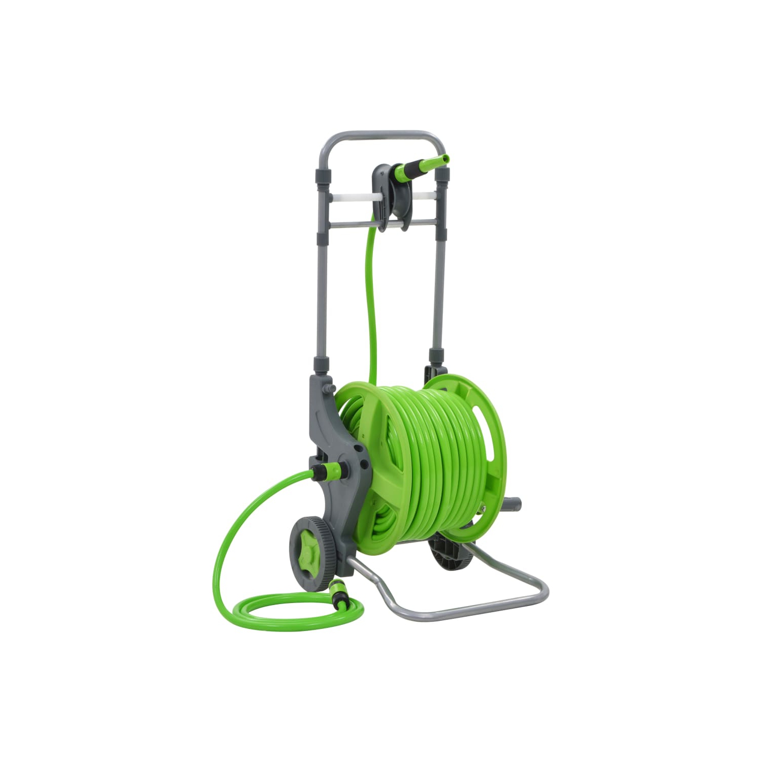 vidaXL Water Hose Reel with Wheels 174.6'+6.6'