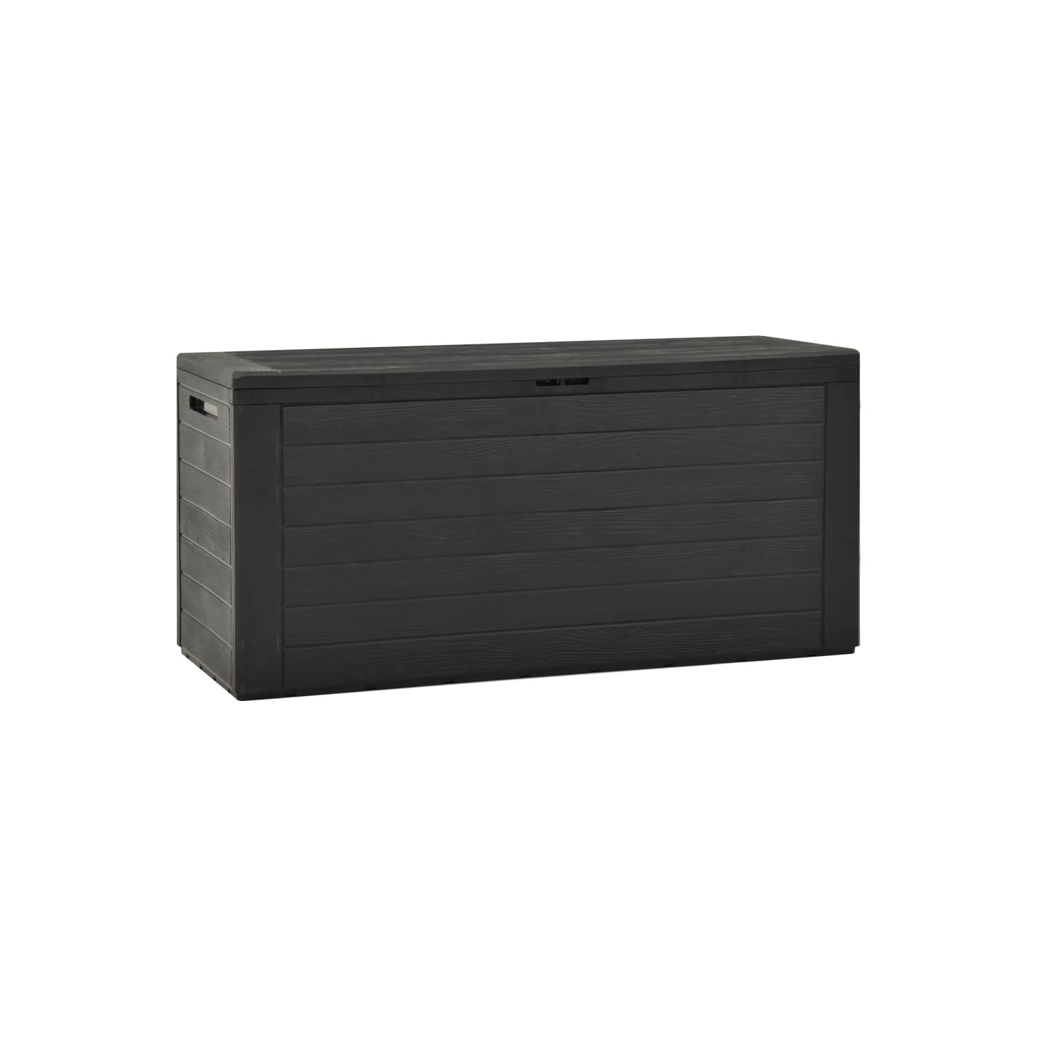 vidaXL Patio Storage Box Anthracite 45.7"x17.3"x21.7"