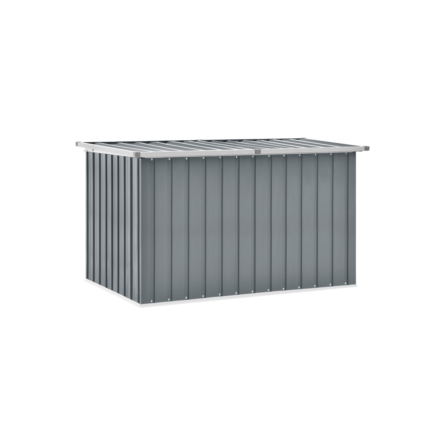 vidaXL Patio Storage Box Gray 58.7"x39"x36.6"
