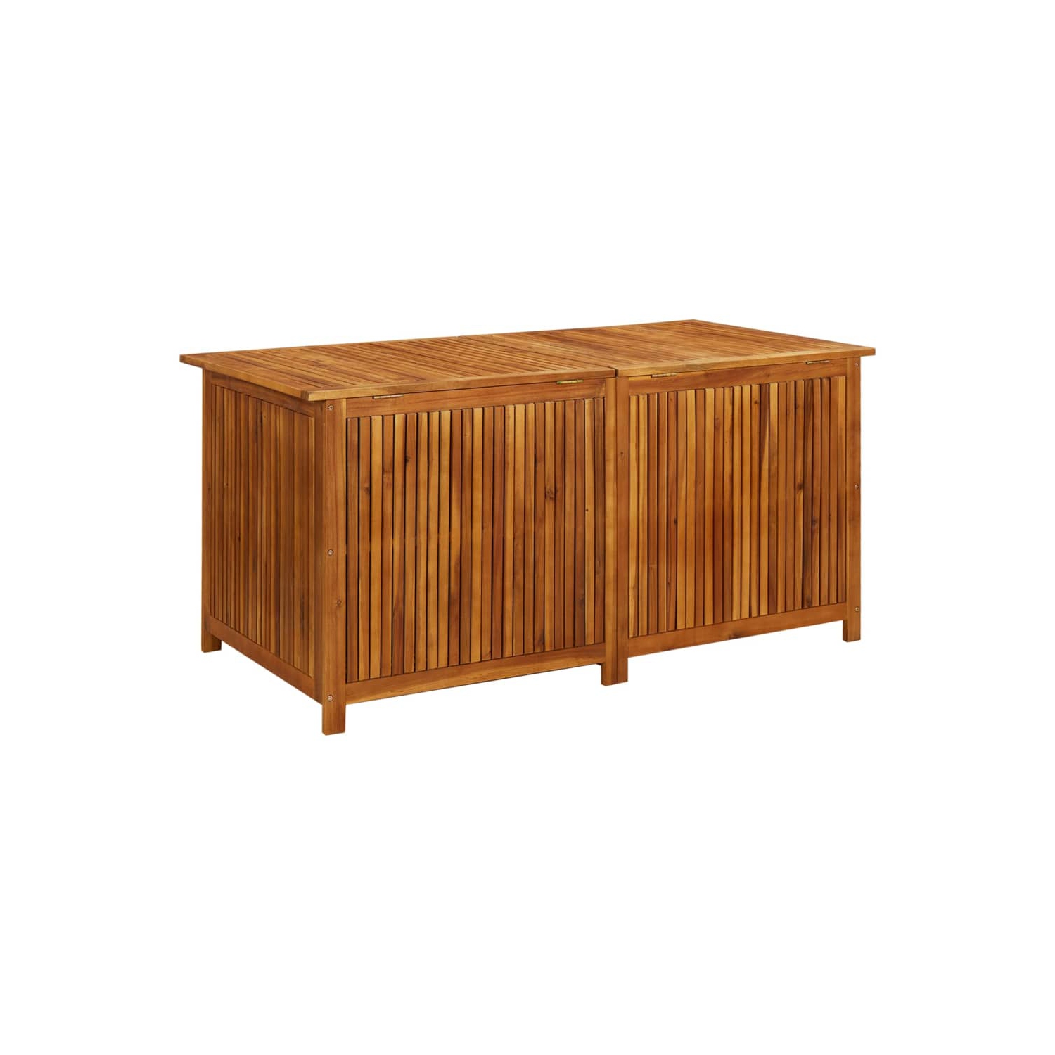 vidaXL Patio Storage Box 59"x31.4"x29.5" Solid Acacia Wood